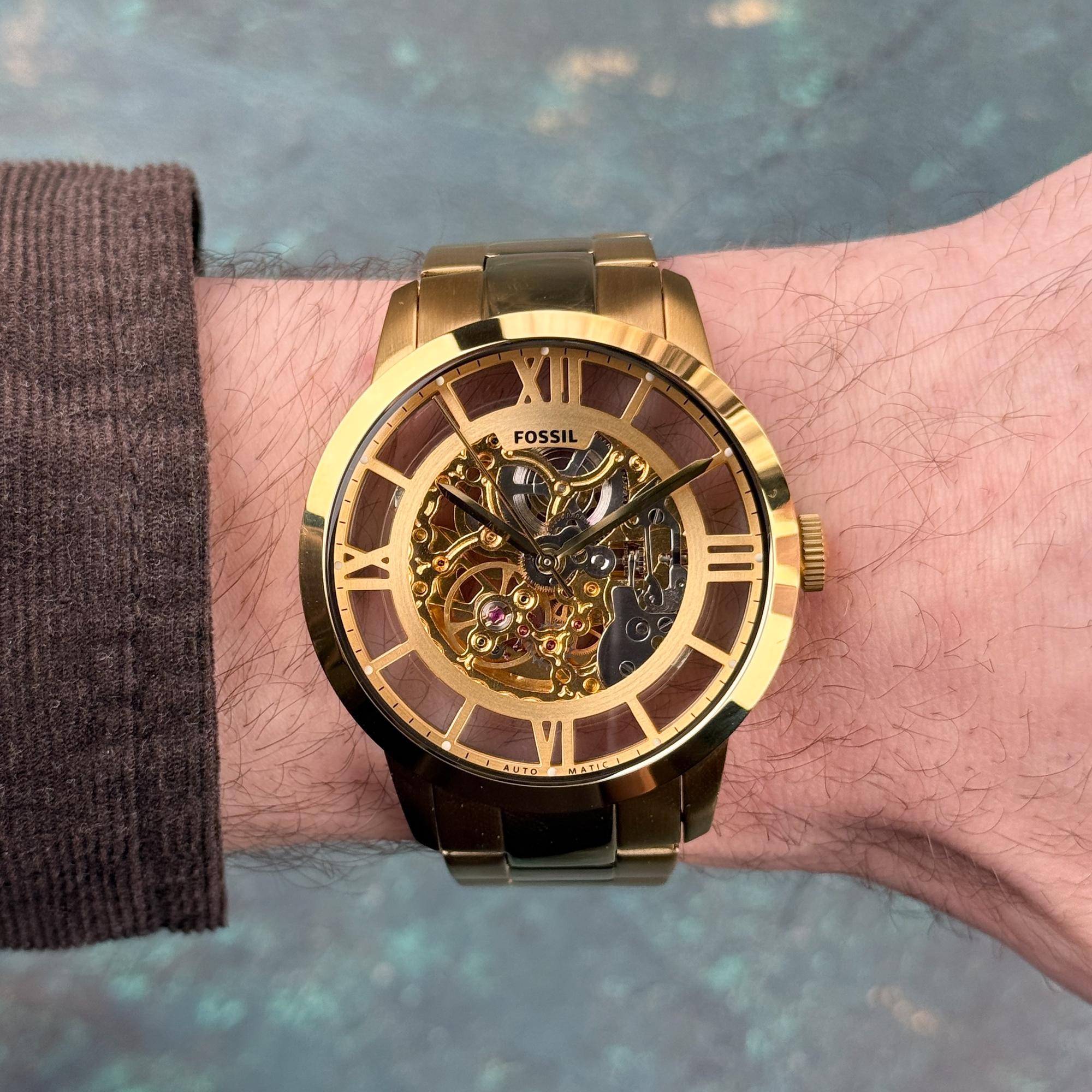 Fossil ME3280 zegarek męski Townsman złoty - miniatura 12