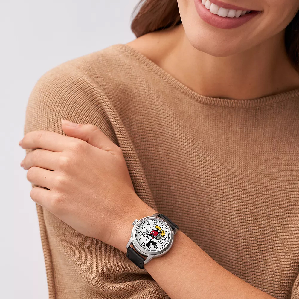 Fossil SE1111 Automatic Disney Mickey Mouse x Fossil Special Edition zegarek męski fashion-modowy szafirowe - miniatura 6