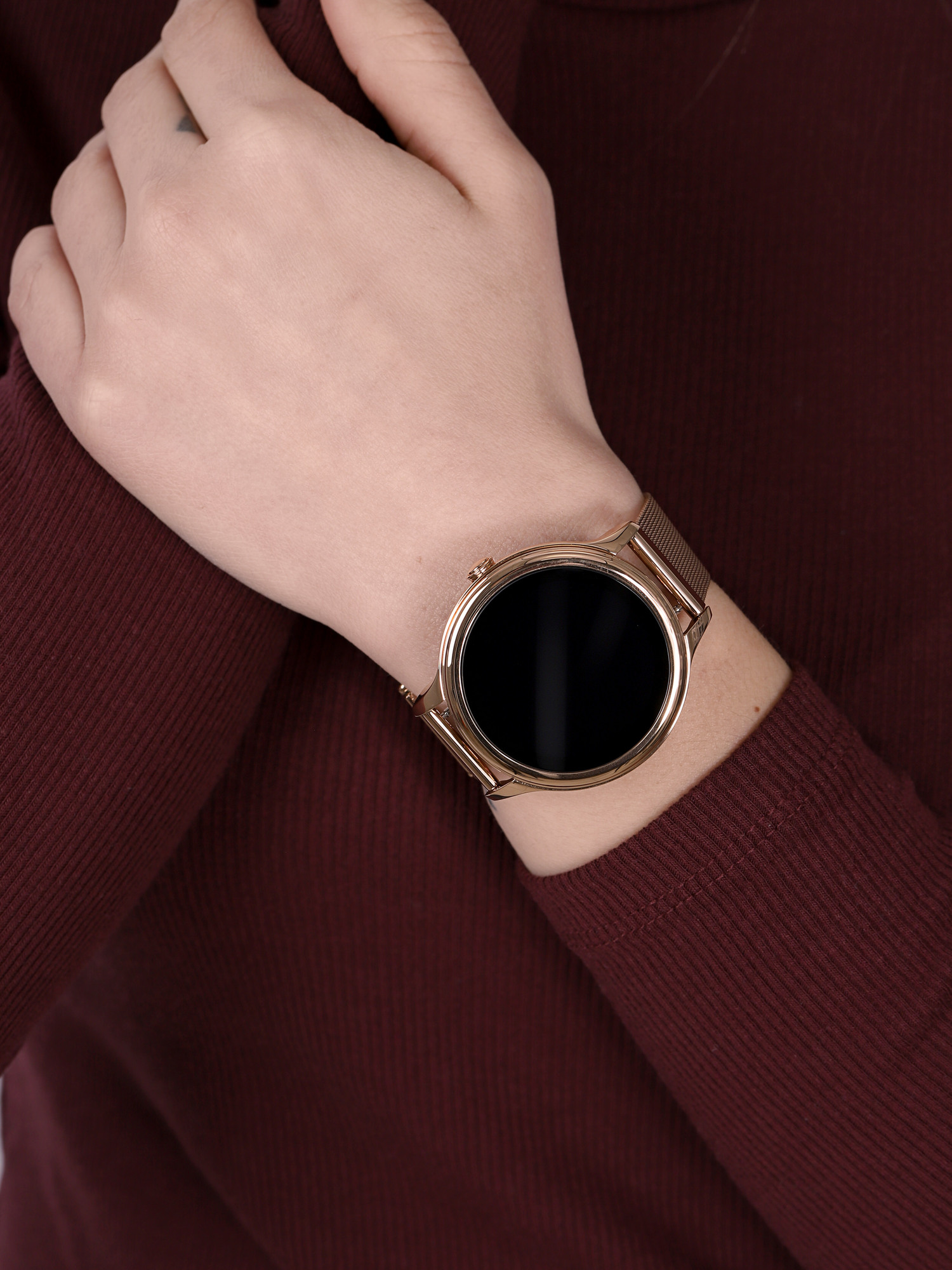 Fossil Smartwatch FTW6068 zegarek damski Fossil Q różowe złoto - miniatura 3