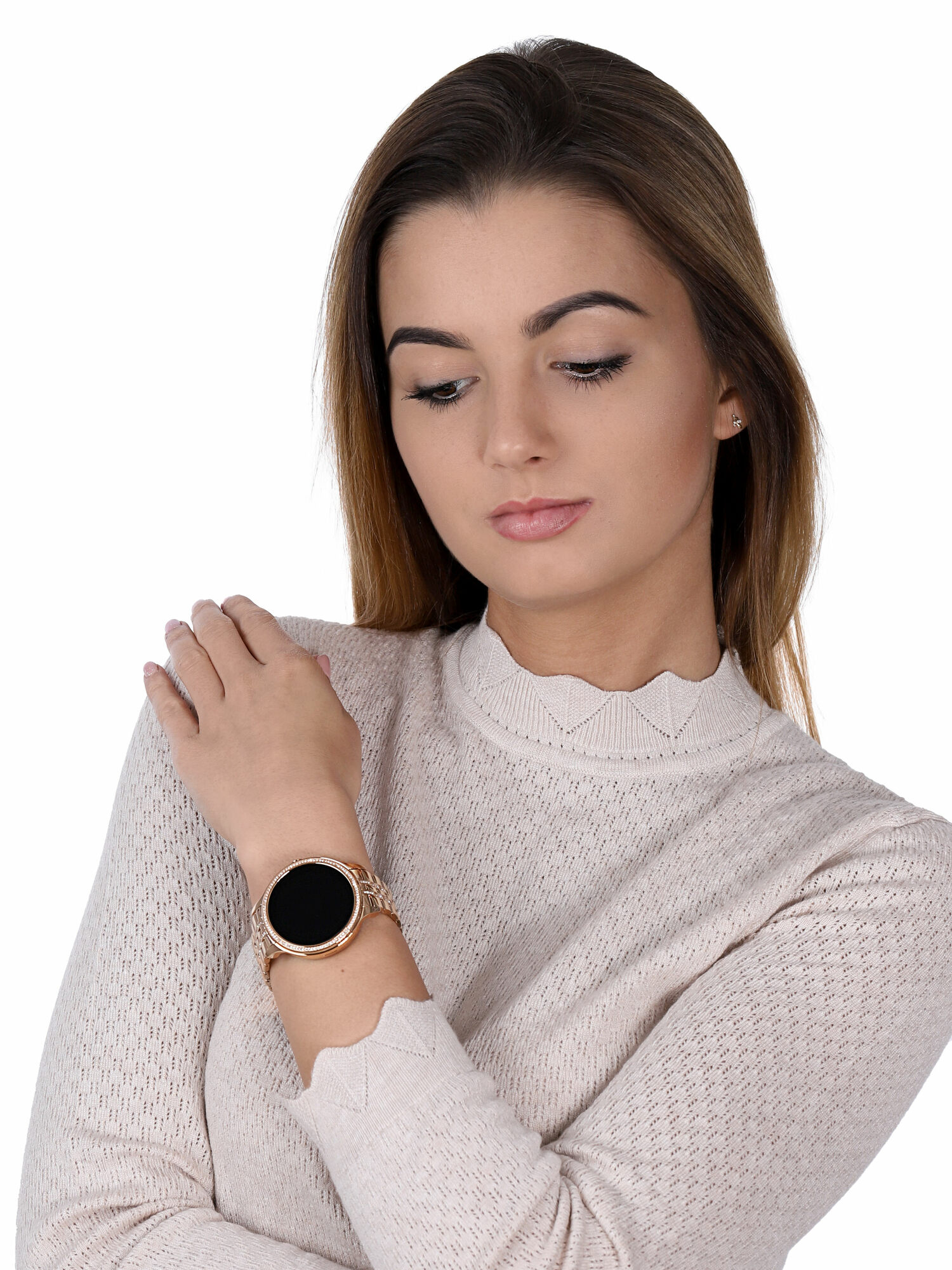 Fossil Smartwatch FTW6073 zegarek damski Fossil Q różowe złoto - miniatura 2
