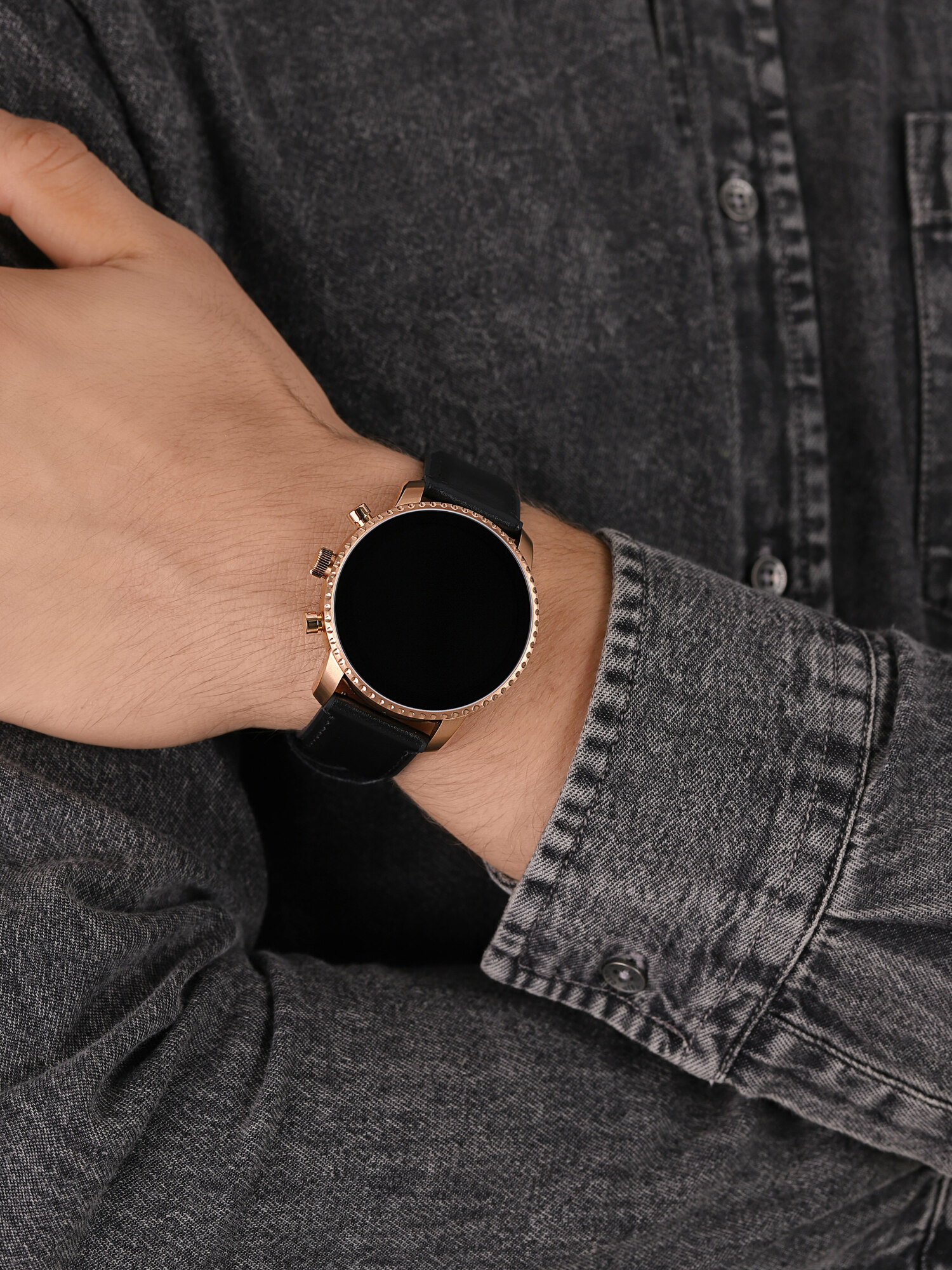 Fossil Smartwatches FTW4017 zegarek męski fashion/modowy Fossil Q pasek - miniatura 3