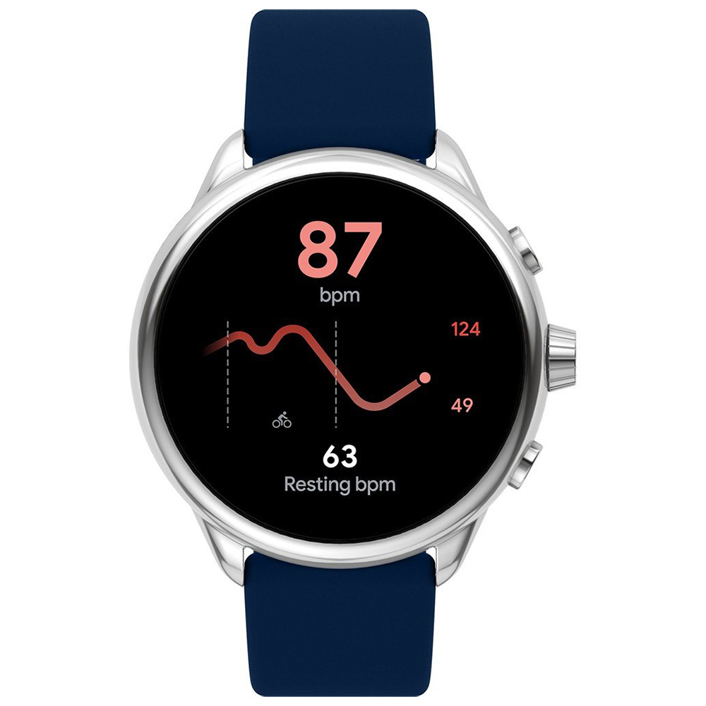 Fossil Smartwatches FTW4070 GEN 6 SMARTWATCH - STEEL Fossil Q sportowy zegarek srebrny