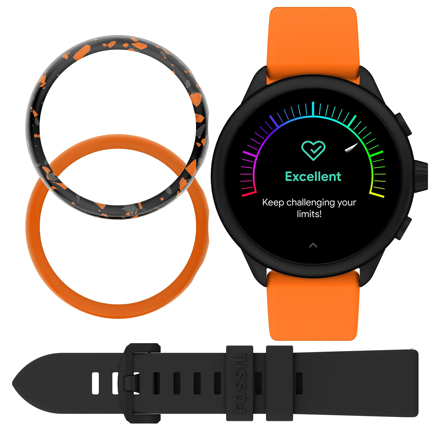 Fossil Smartwatches FTW4074SET Fossil Q sportowy zegarek złoty - miniatura 9
