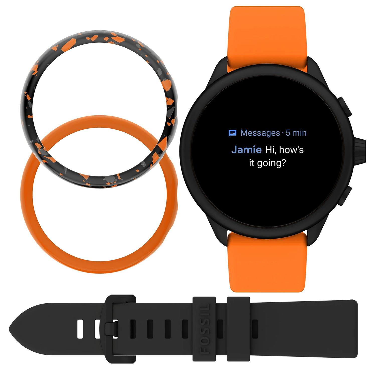 Fossil Smartwatches FTW4074SET zegarek męski Fossil Q złoty - miniatura 7