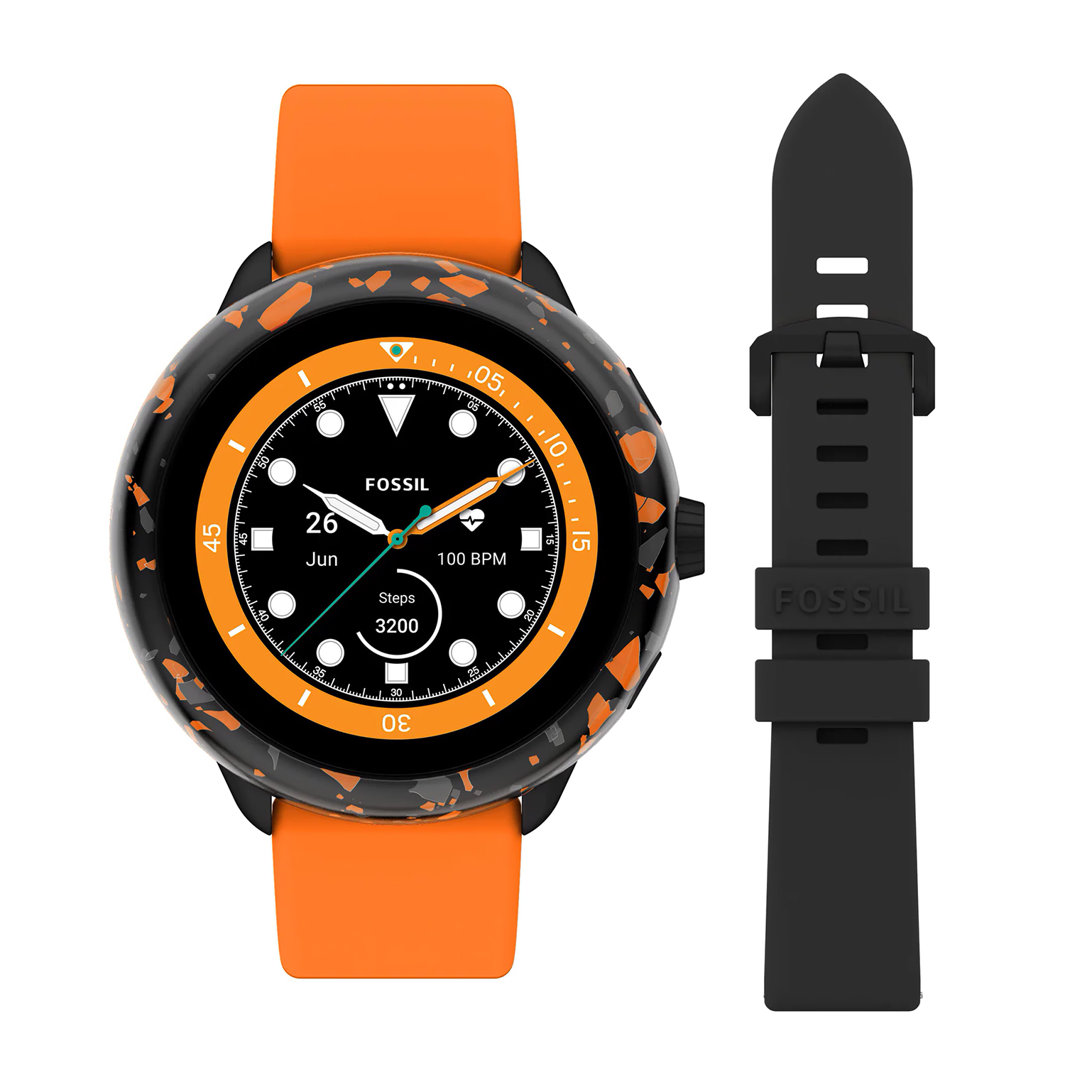 Fossil Smartwatches FTW4074SETR zegarek męski Fossil Q czarny - miniatura 2