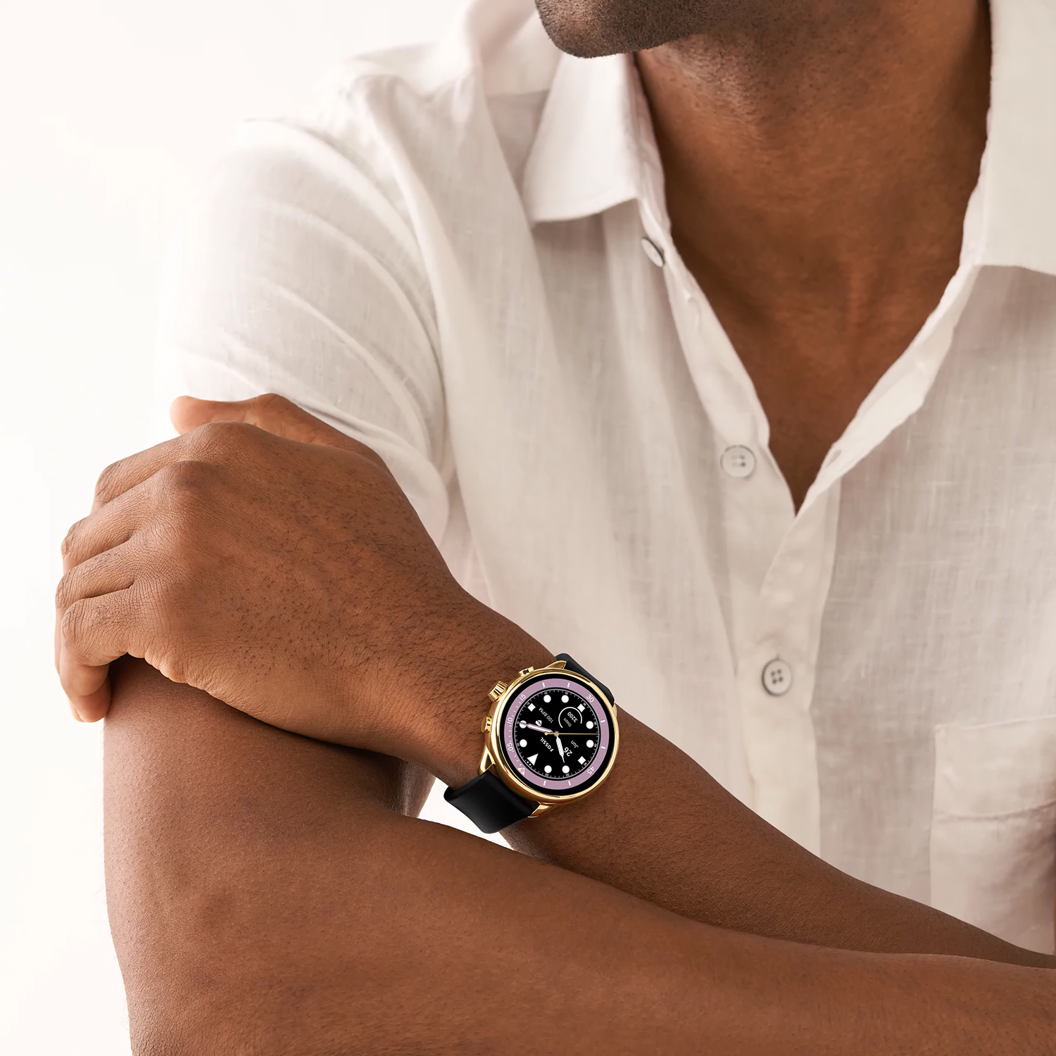 Fossil Smartwatches FTW4075SET zegarek męski Fossil Q złoty - miniatura 14