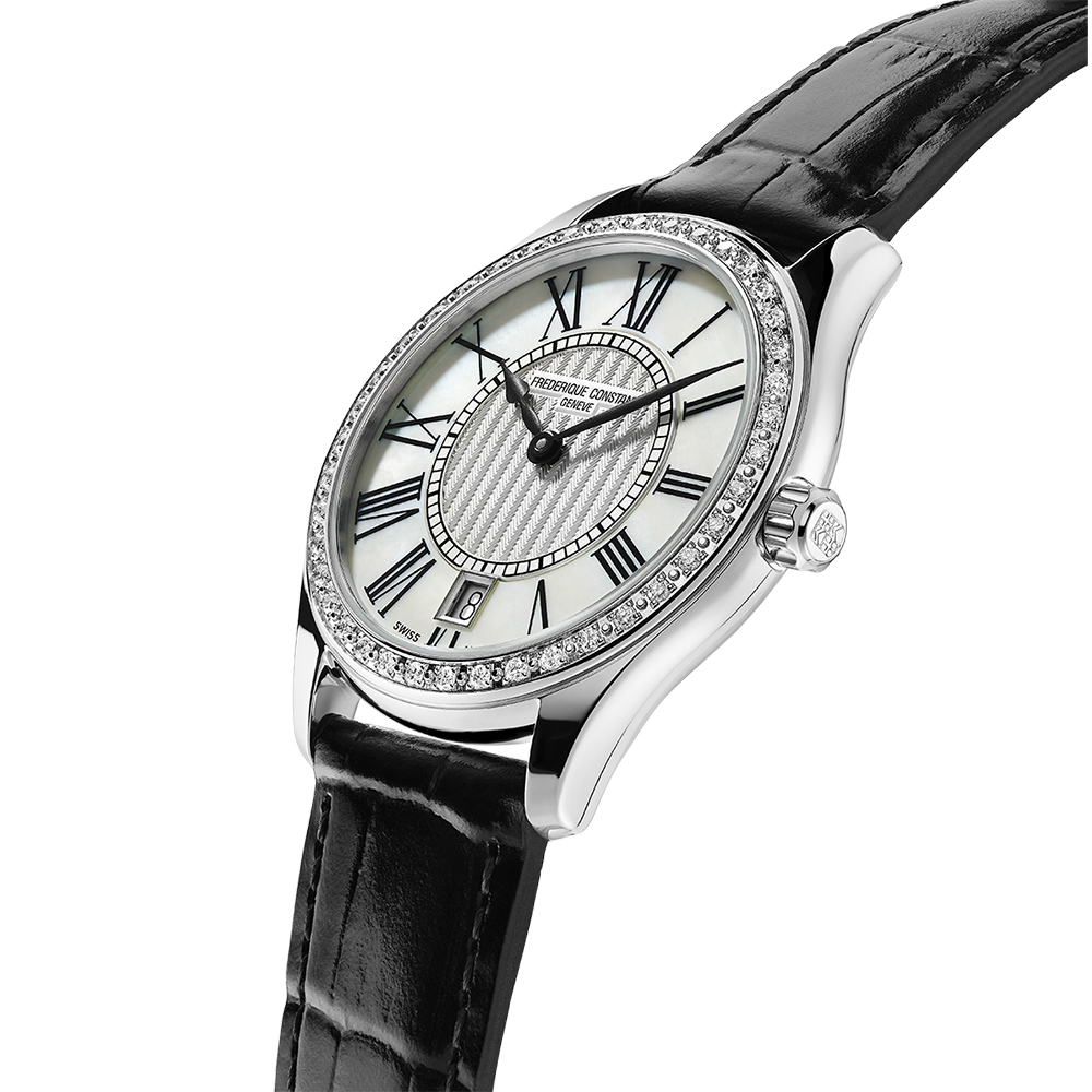 Frederique Constant FC-220MPW3BD26 damski zegarek Classics pasek - miniatura 2