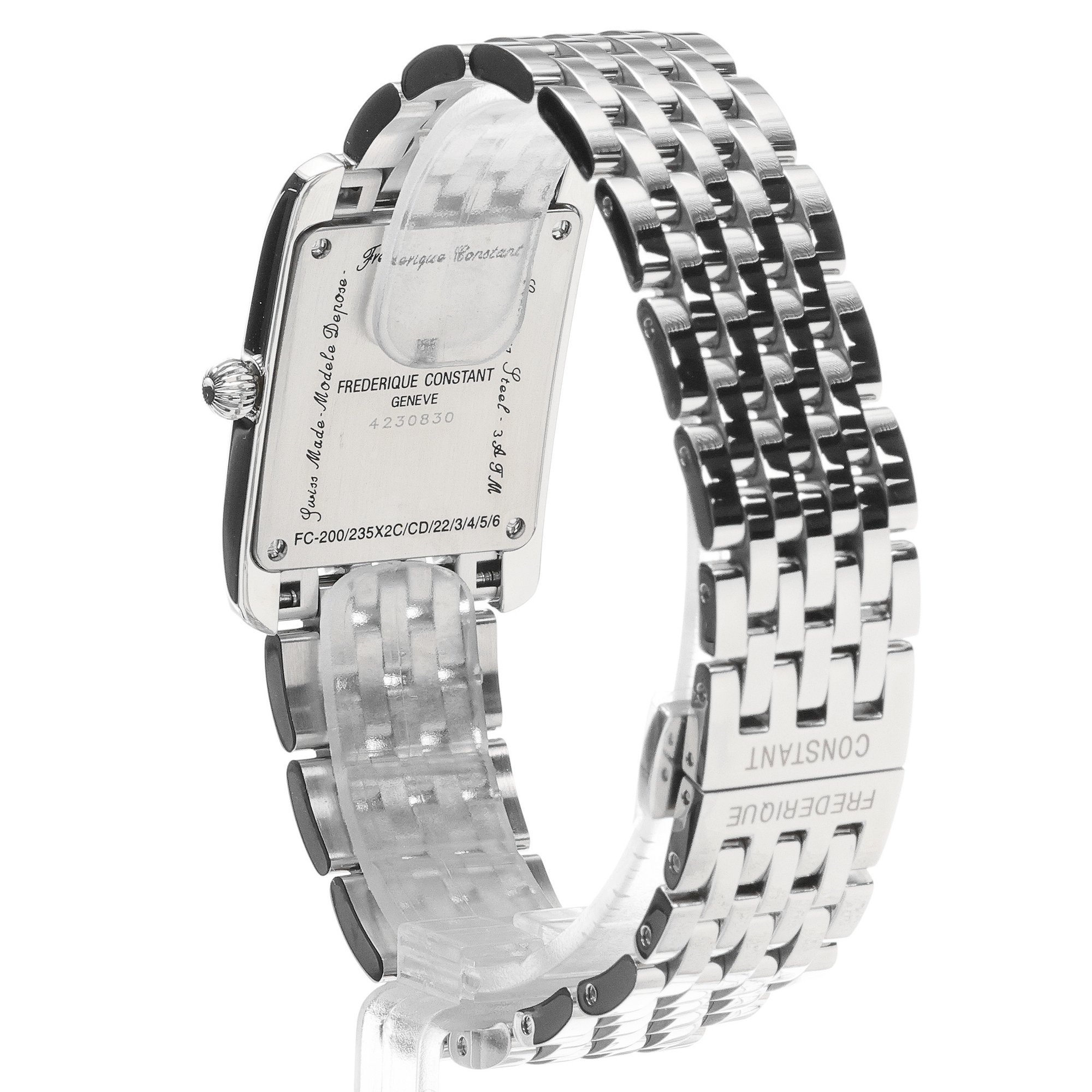 Frederique Constant FC-235GR2C6B Classics Classics Carree Small Seconds zegarek damski klasyczny szafirowe - miniatura 4