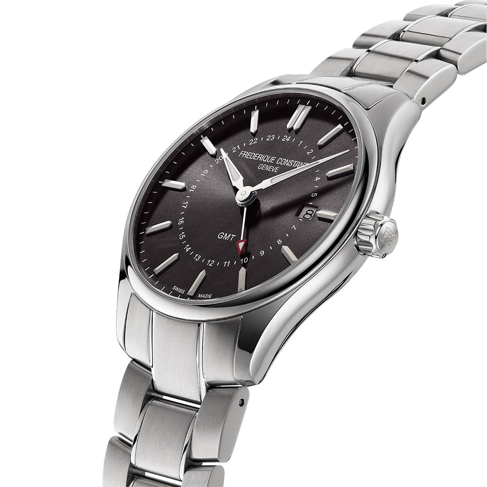 Frederique Constant FC-252DGS5B6B męski zegarek Classics pasek - miniatura 2