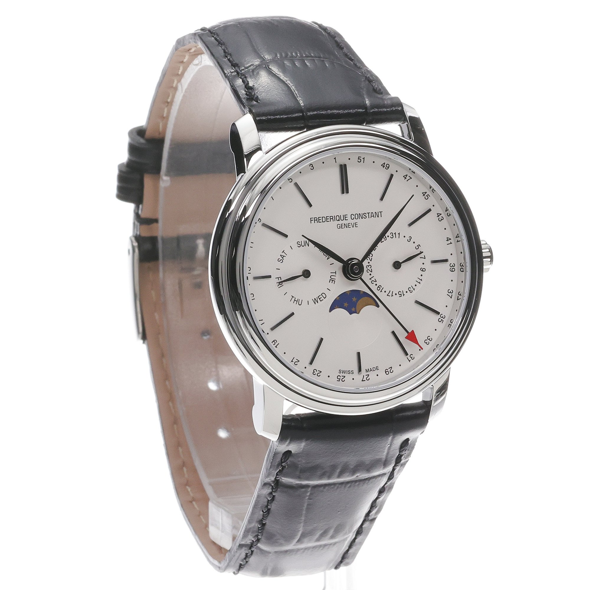 Frederique Constant FC-270SW4P26 CLASSICS INDEX BUSINESS TIMER zegarek klasyczny Classics - miniatura 3
