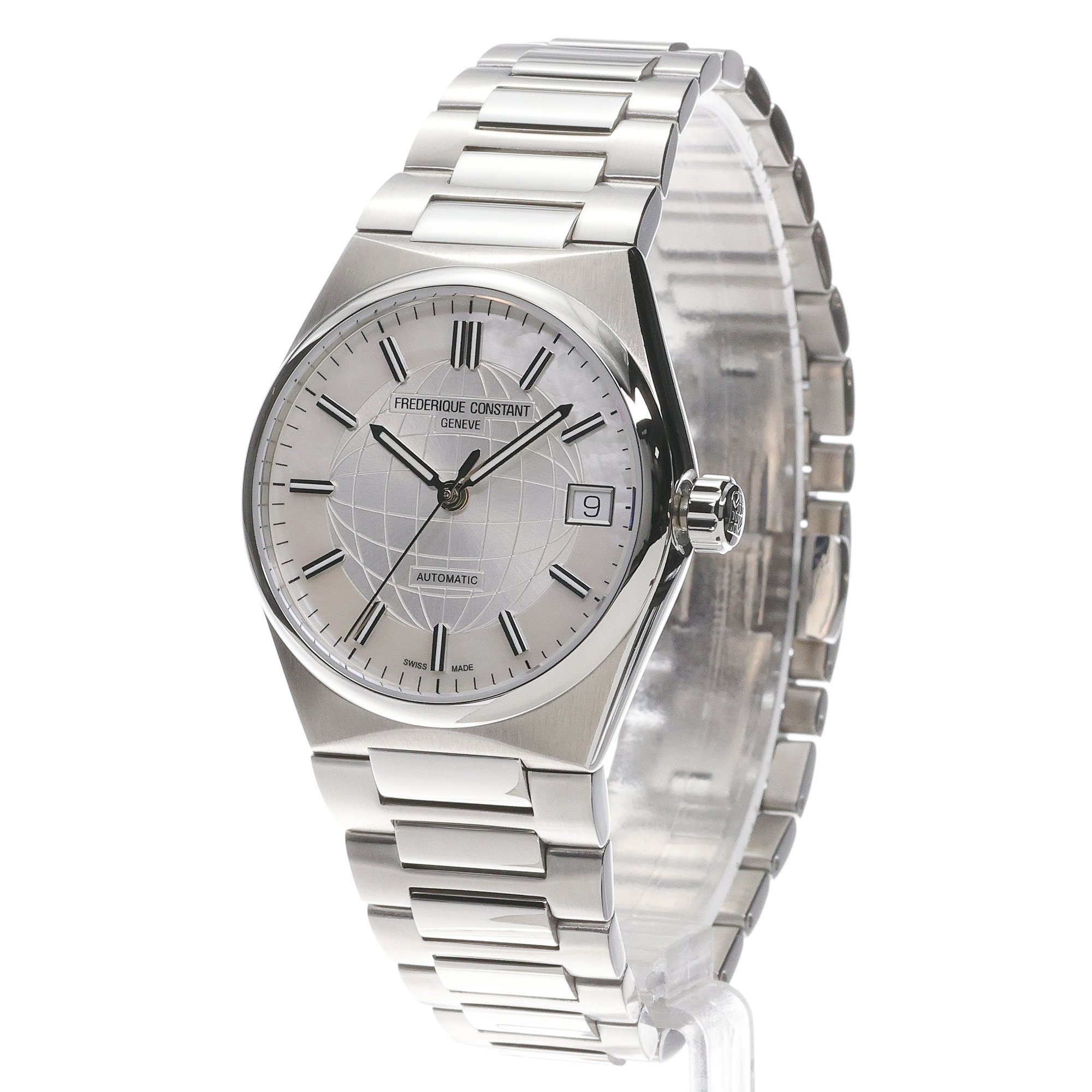 Frederique Constant FC-303MPW2NH6B zegarek damski klasyczny Highlife bransoleta