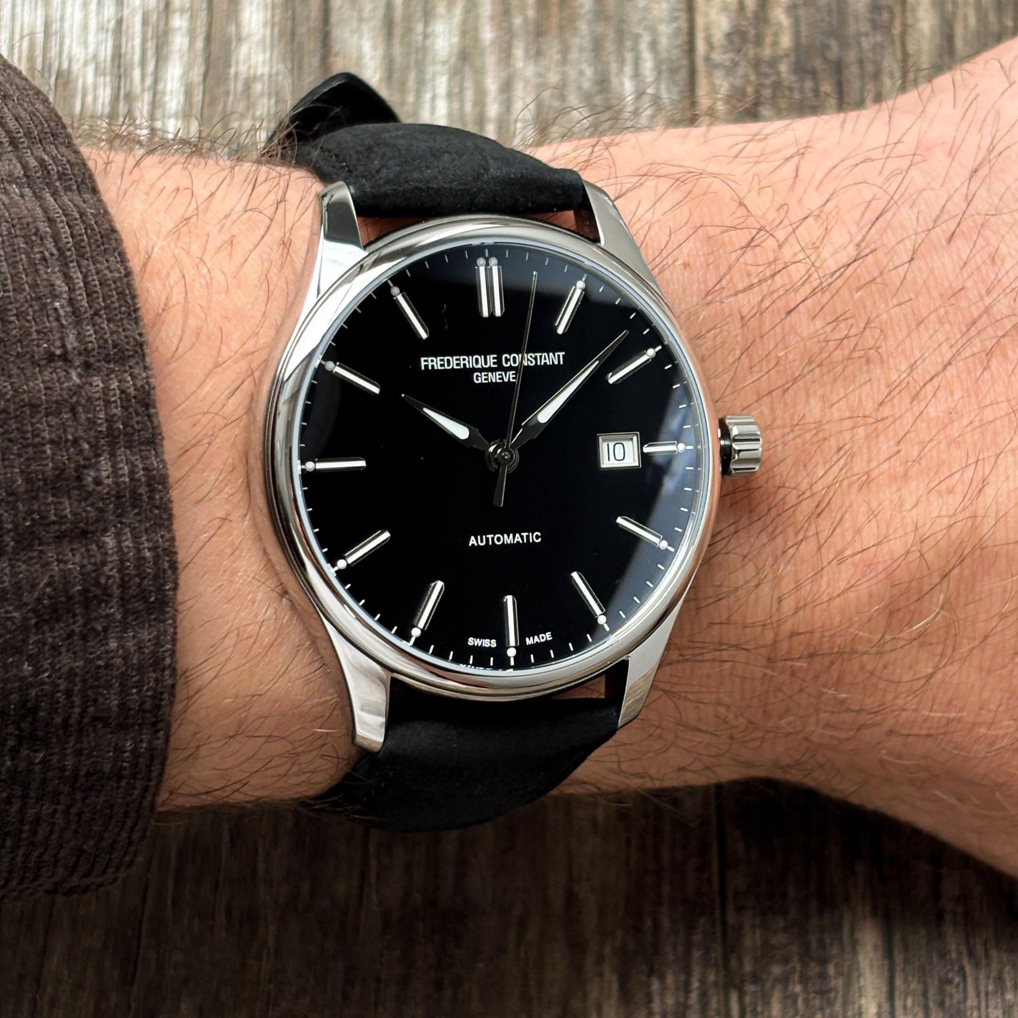 Frederique Constant FC-303NB5B6 CLASSICS INDEX AUTOMATIC Classics klasyczny zegarek srebrny - miniatura 9