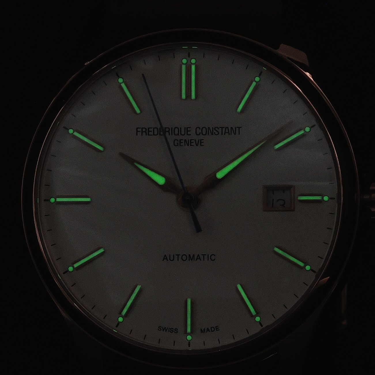 Frederique Constant FC-303NV5B4 Classics CLASSICS INDEX AUTOMATIC zegarek męski klasyczny szafirowe - miniatura 5
