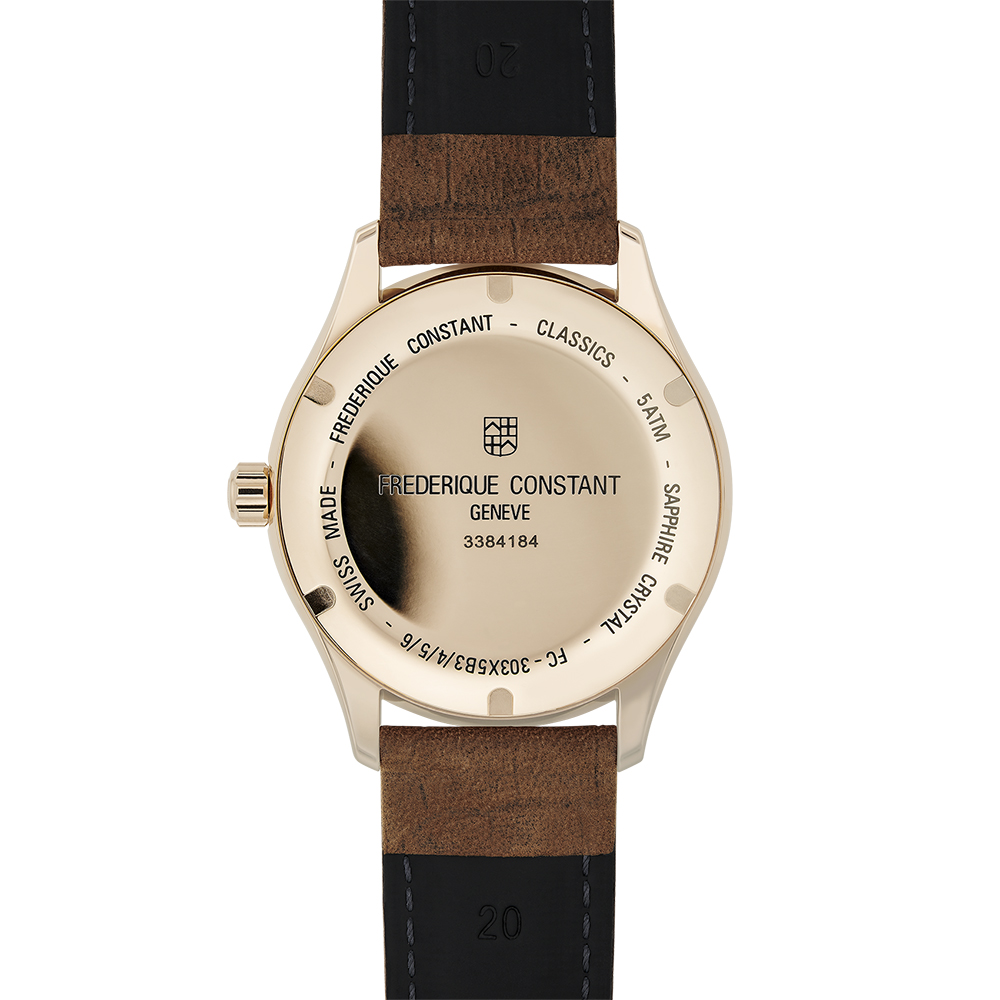 Frederique Constant FC-303NV5B4 męski zegarek Classics pasek - miniatura 7