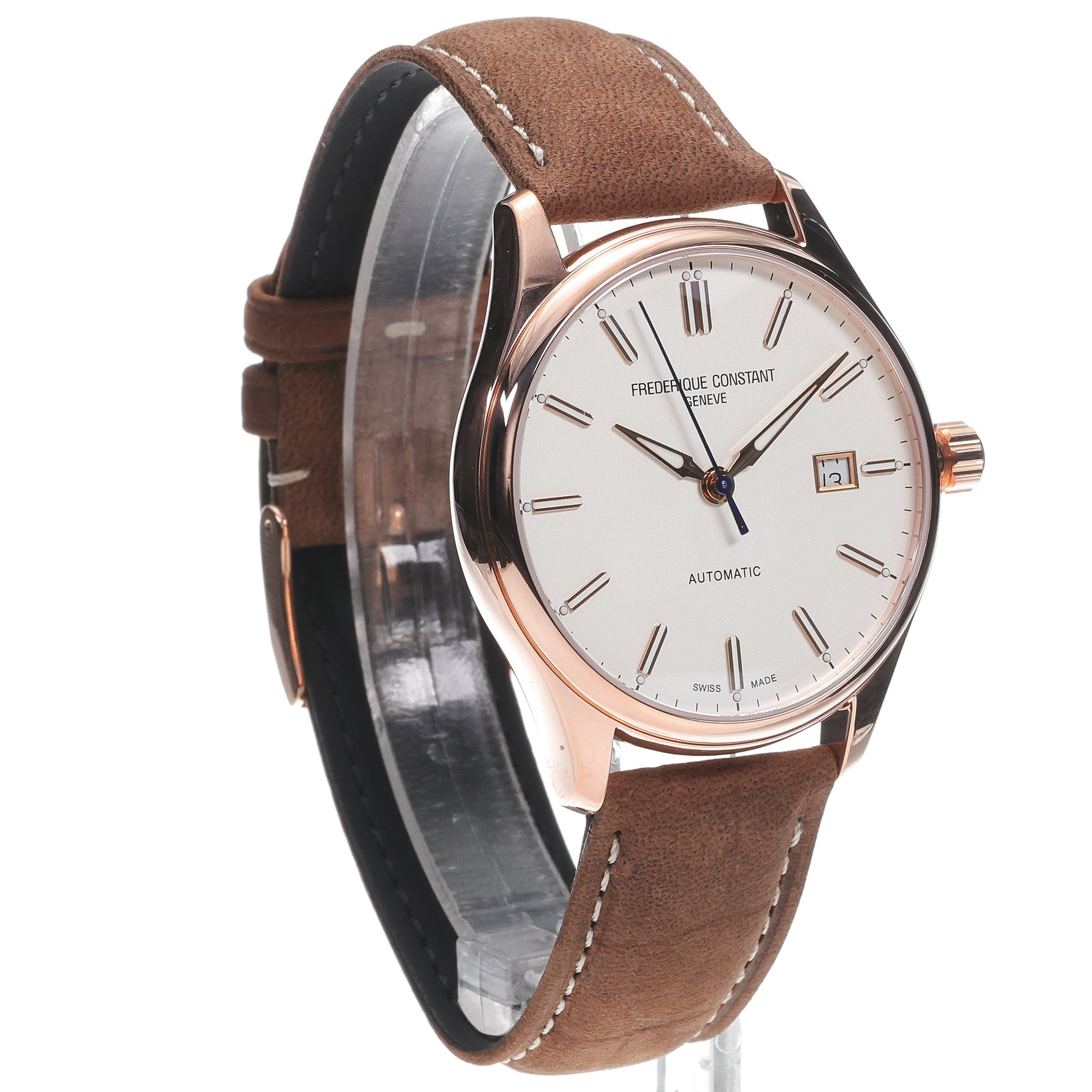 Frederique Constant FC-303NV5B4 zegarek różowe złoto klasyczny Classics pasek - miniatura 3