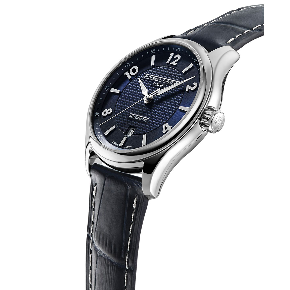Frederique Constant FC-303RMN5B6 zegarek różowe złoto klasyczny Runabout pasek - miniatura 2