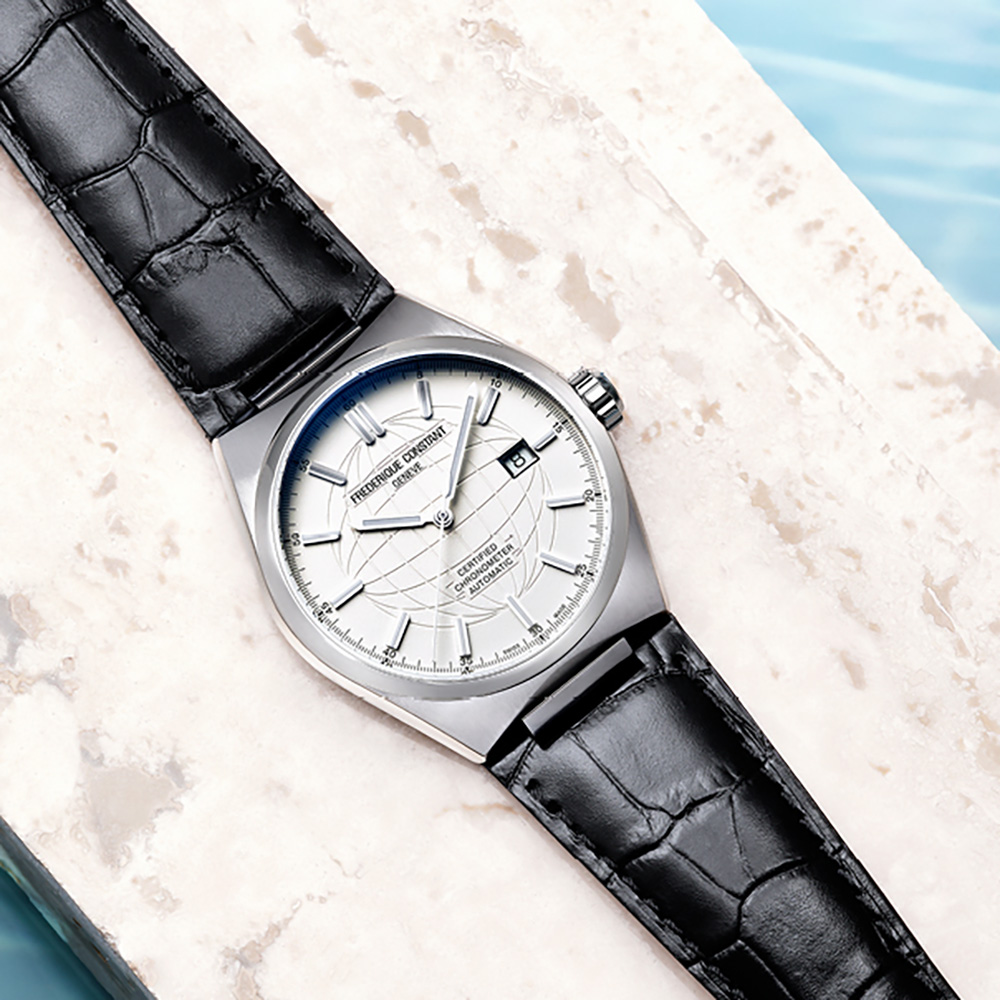 Frederique Constant FC-303S4NH6 HIGHLIFE AUTOMATIC COSC Highlife klasyczny zegarek srebrny
