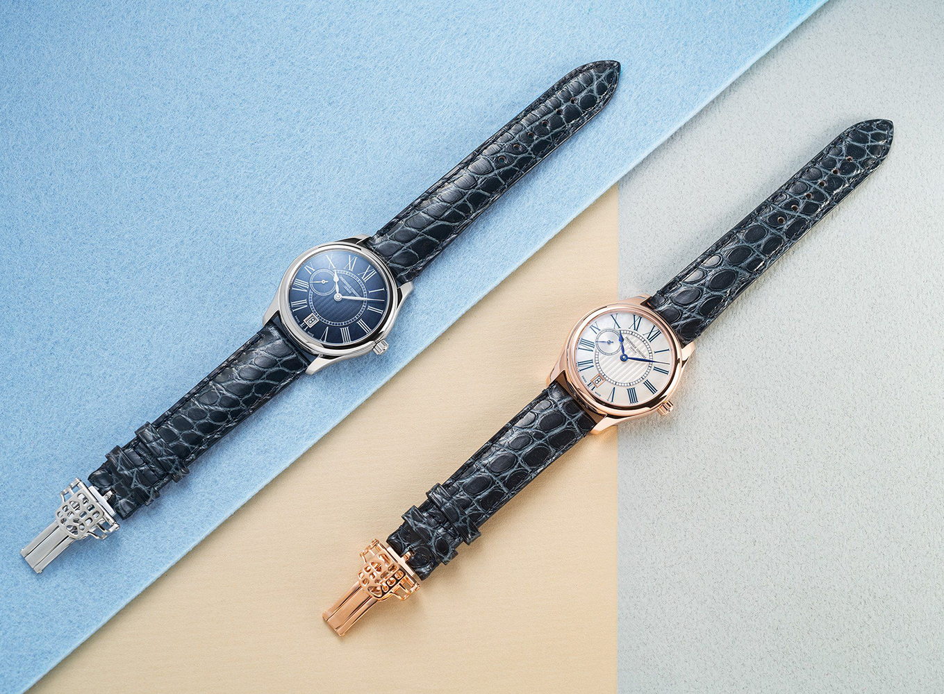 Frederique Constant FC-318MPWN3B4 damski zegarek Ladies Automatic pasek - miniatura 4