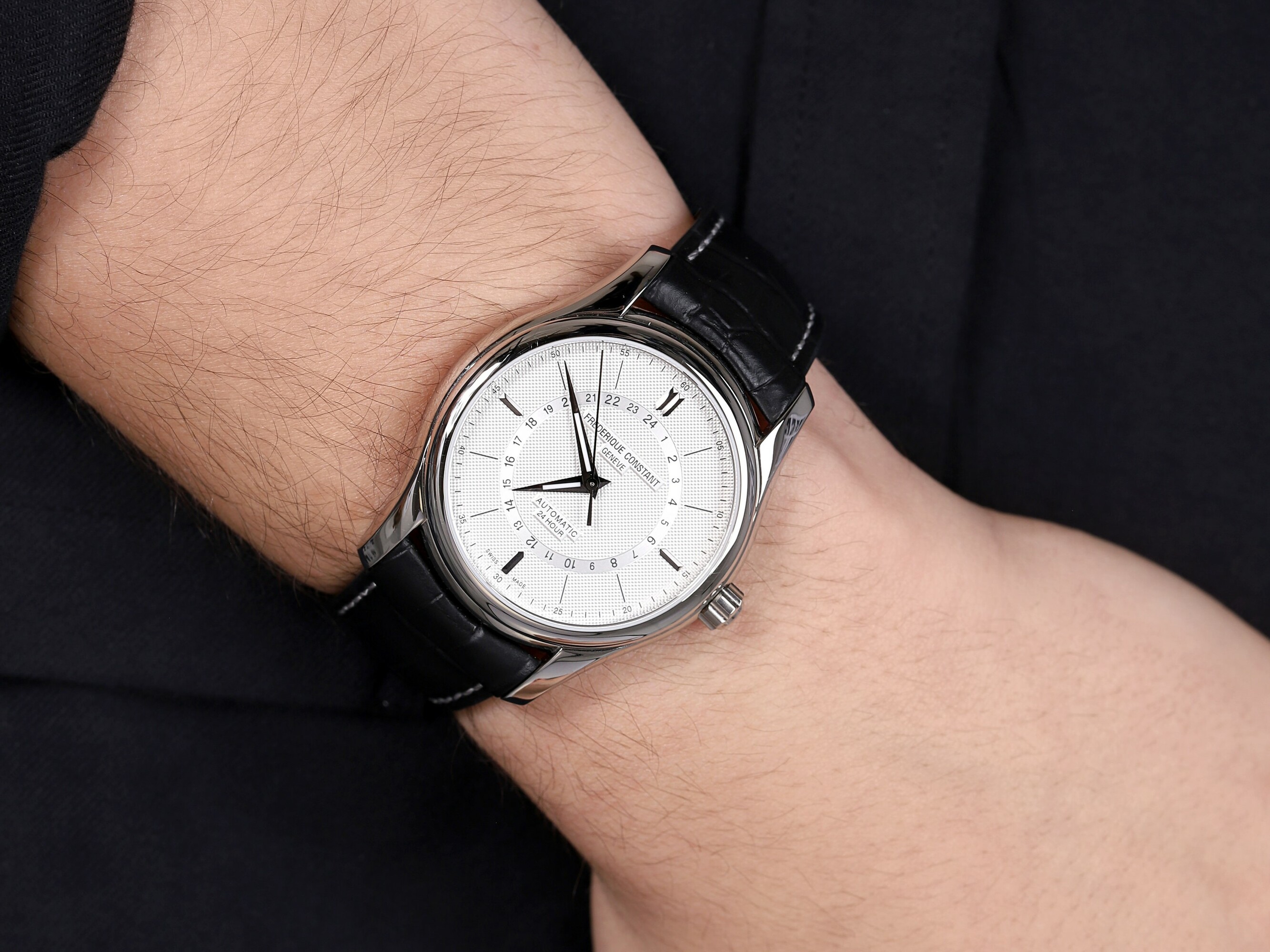 Frederique Constant FC-332S6B6 CLASSICS 24H AUTOMATIC zegarek klasyczny Classics - miniatura 4
