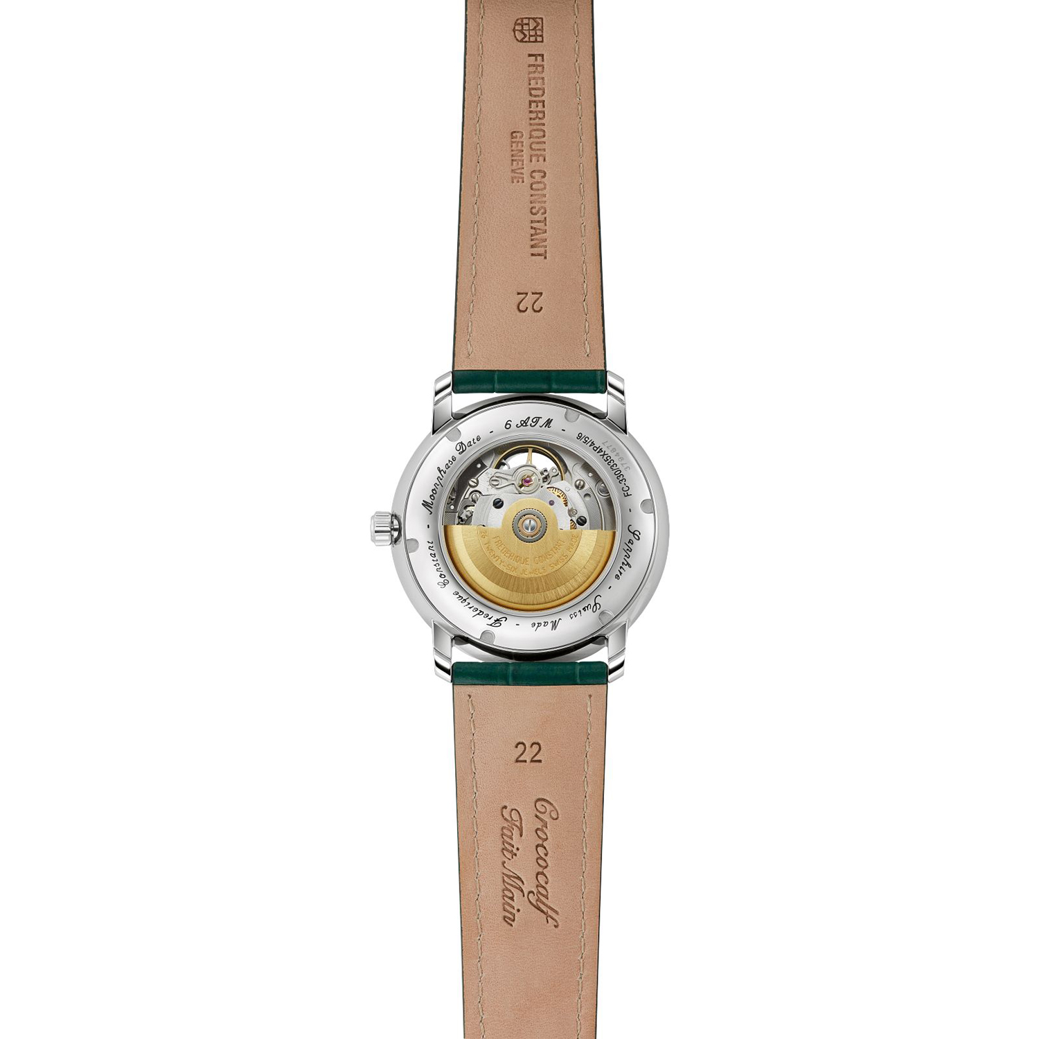 Frederique Constant FC-335MCGRW4P26 męski zegarek Classics pasek - miniatura 3