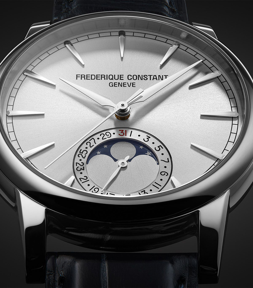 Frederique Constant FC-716S3H6 Manufacture MANUFACTURE CLASSIC MOONPHASE DATE zegarek męski - miniatura 5