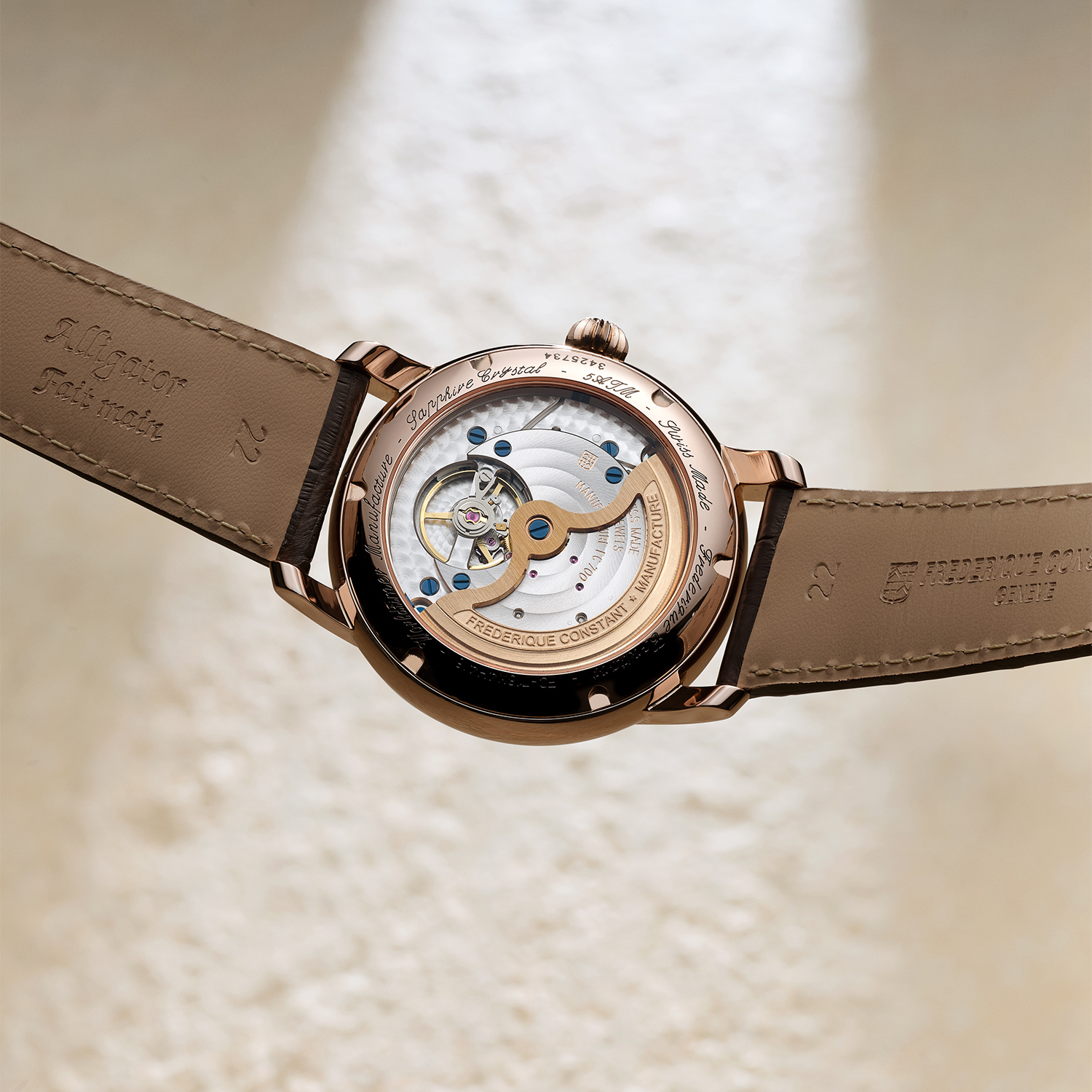 Frederique Constant FC-718WM4H4 CLASSIC WORLDTIMER MANUFACTURE zegarek klasyczny Manufacture - miniatura 4