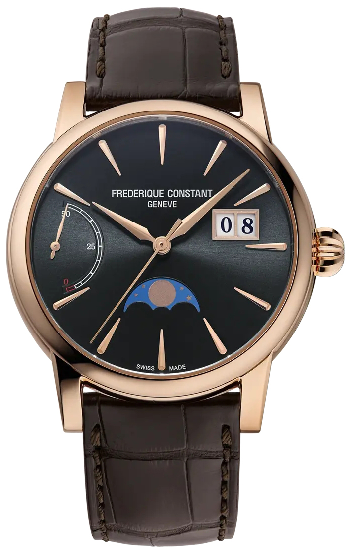 Frederique Constant CLASSIC POWER RESERVE BIG DATE 18K ROSE GOLD LIMITED EDITION FC-735G3H9
