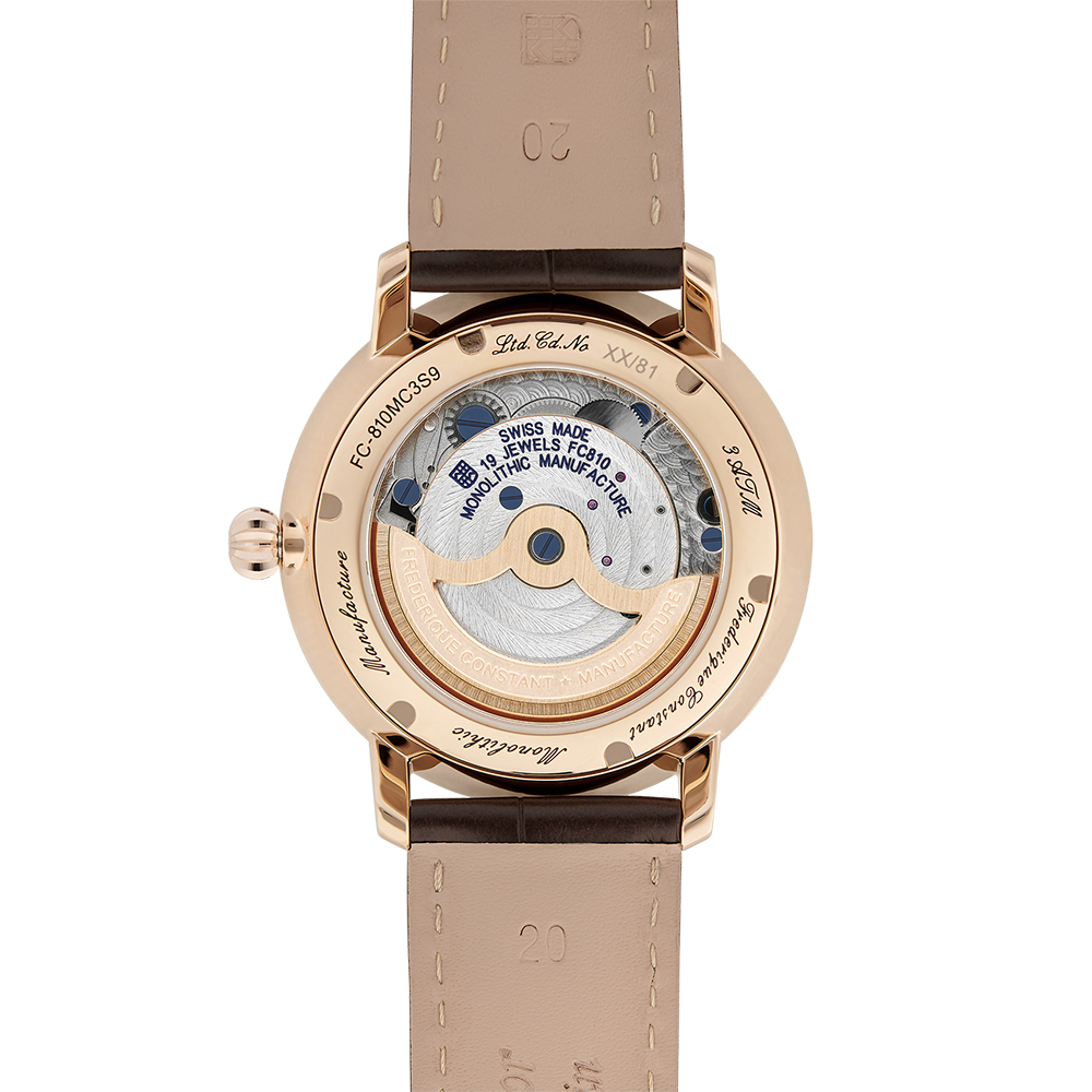 Frederique Constant FC-810MC3S9 męski zegarek Manufacture pasek - miniatura 3