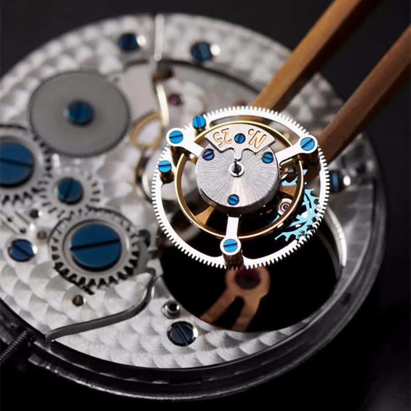 Frederique Constant FC-980N3H6 MANUFACTURE CLASSIC TOURBILLON 18K zegarek elegancki Manufacture - miniatura 4