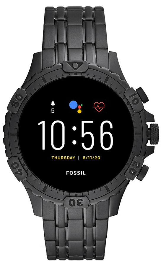 Fossil Smartwatches GEN 5 SMARTWATCH GARRETT HR BLACK FTW4038