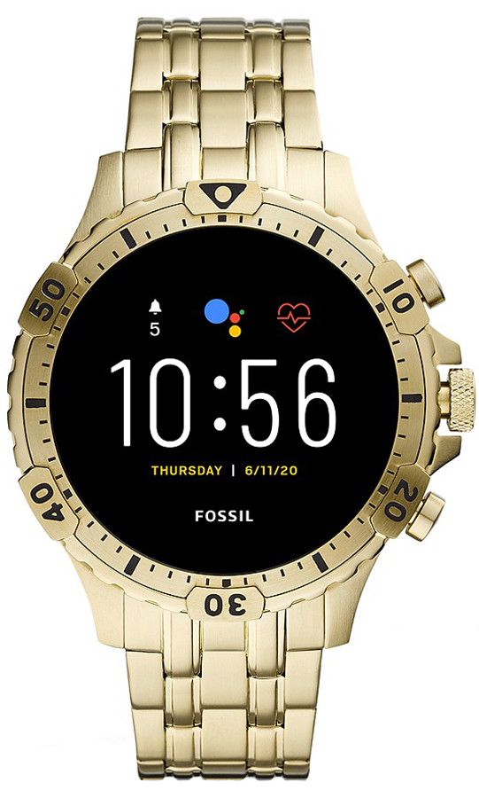 Fossil Smartwatches GEN 5 SMARTWATCH GARRETT HR GOLD FTW4039