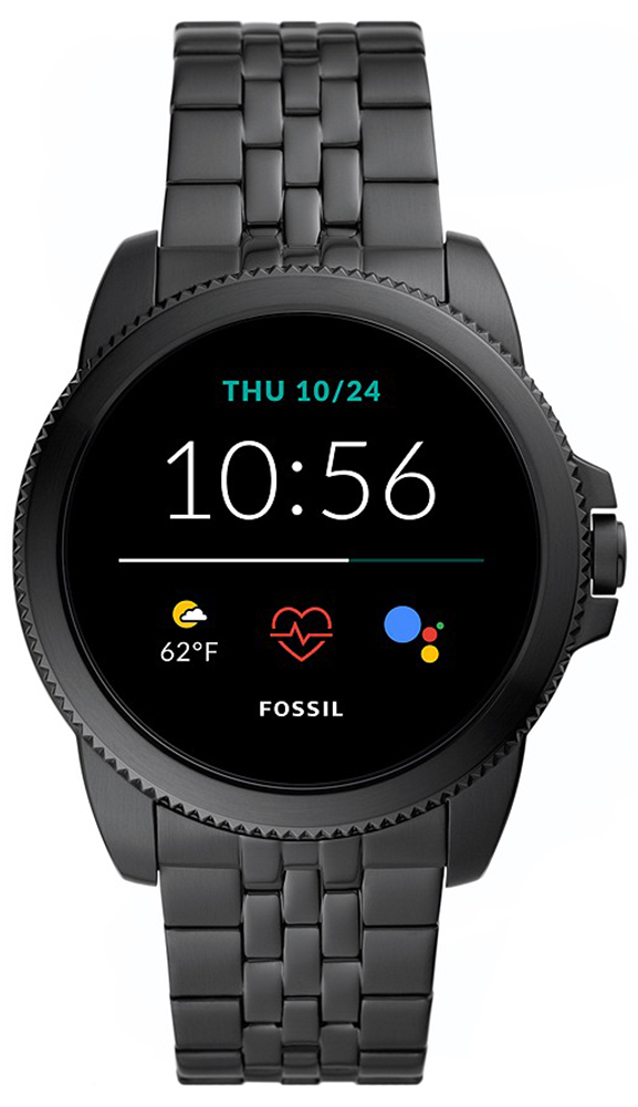 Fossil Smartwatches GEN 5E SMARTWATCH - BLACK STEEL FTW4056