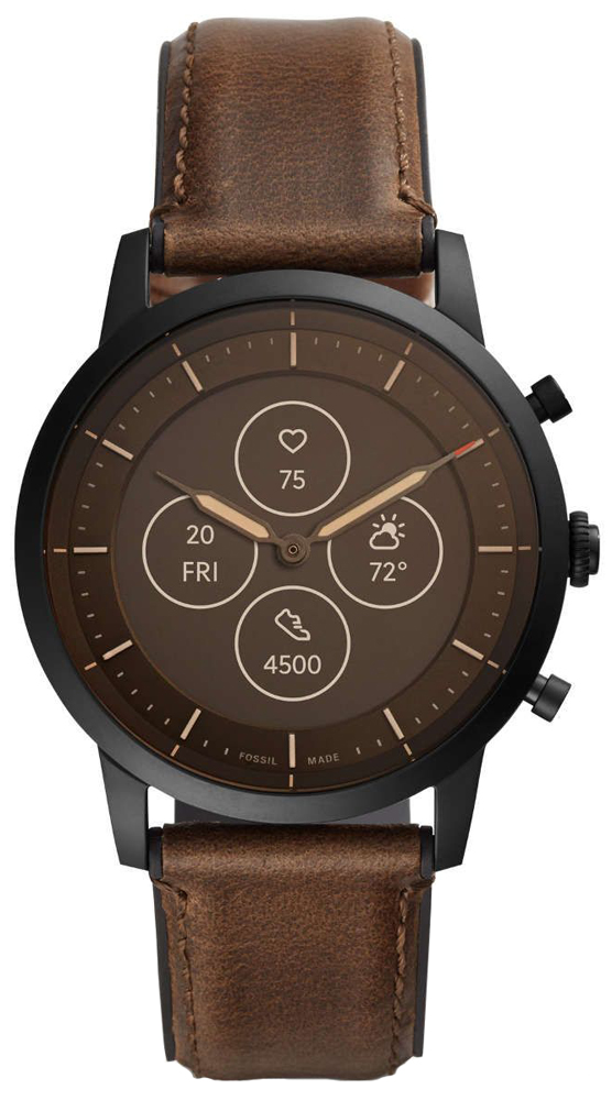 Fossil Hybrid Smartwatch HR Collider Dark Brown Leather FTW7008