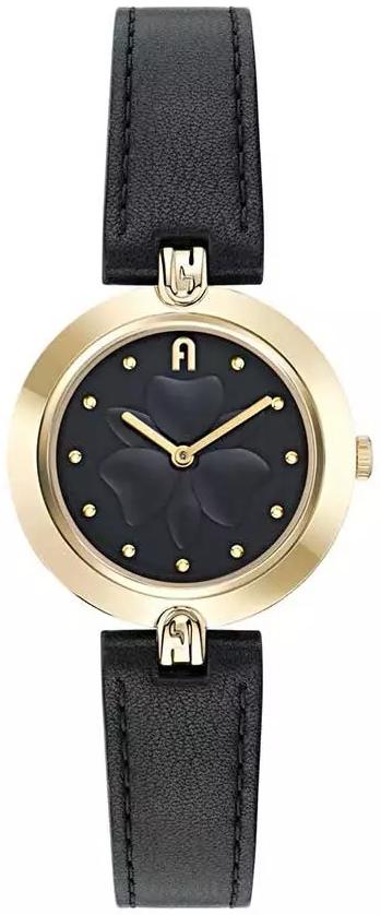 Furla Logo Links Round Case Watch WW00002012L2
