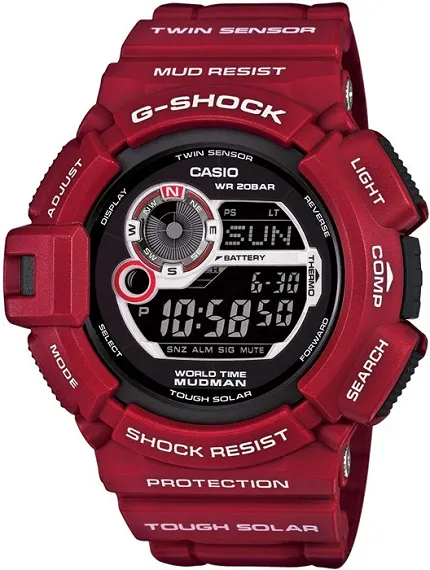 G-Shock G-9300RD-4ER G-SHOCK Master of G Mudman - zdjęcie 1