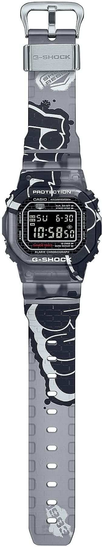 G-SHOCK DW-5000SS-1ER zegarek szary sportowy G-SHOCK pasek - miniatura 2