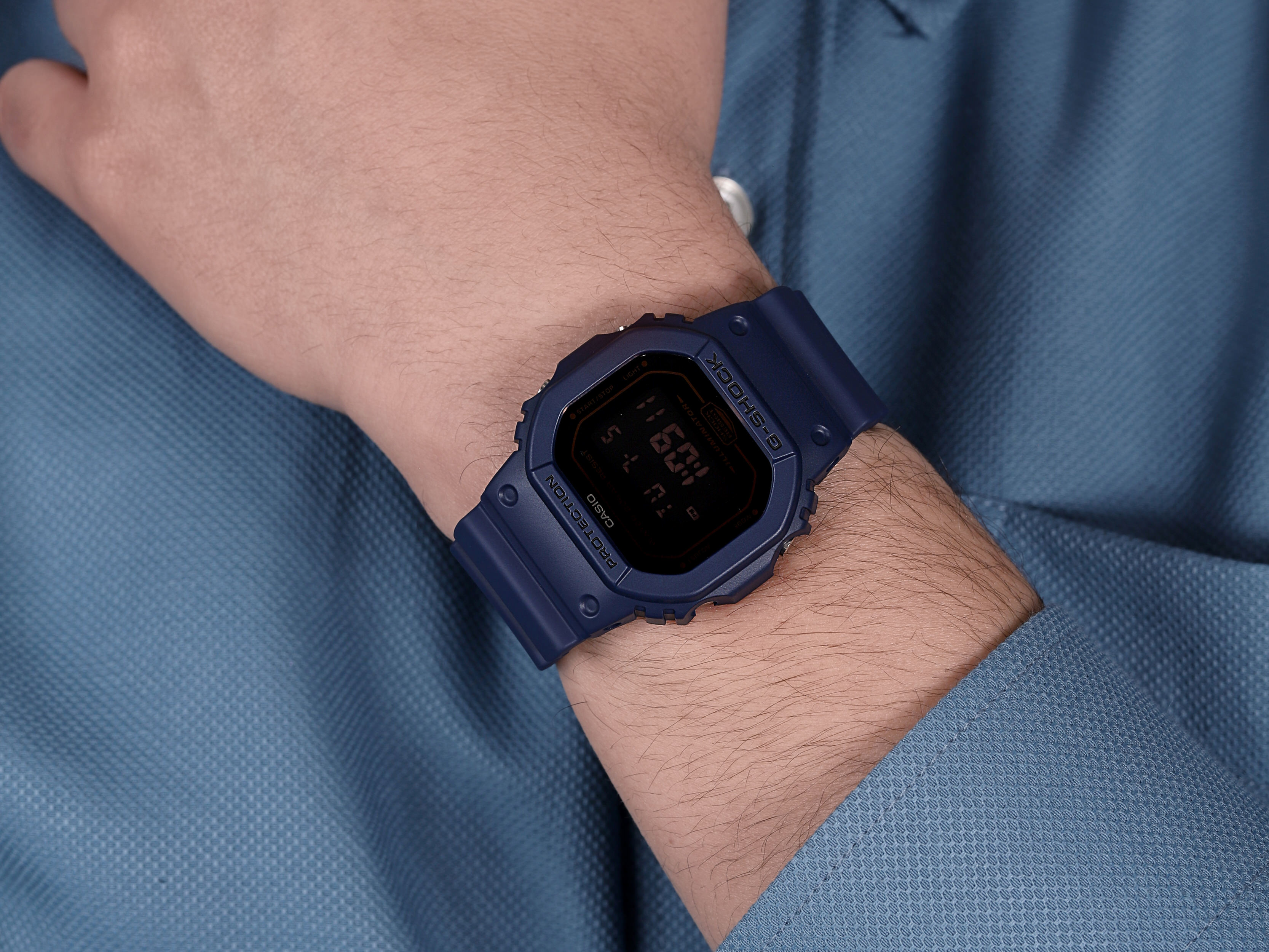 G-SHOCK DW-5600BBM-2ER męski zegarek G-SHOCK Original pasek - miniatura 4