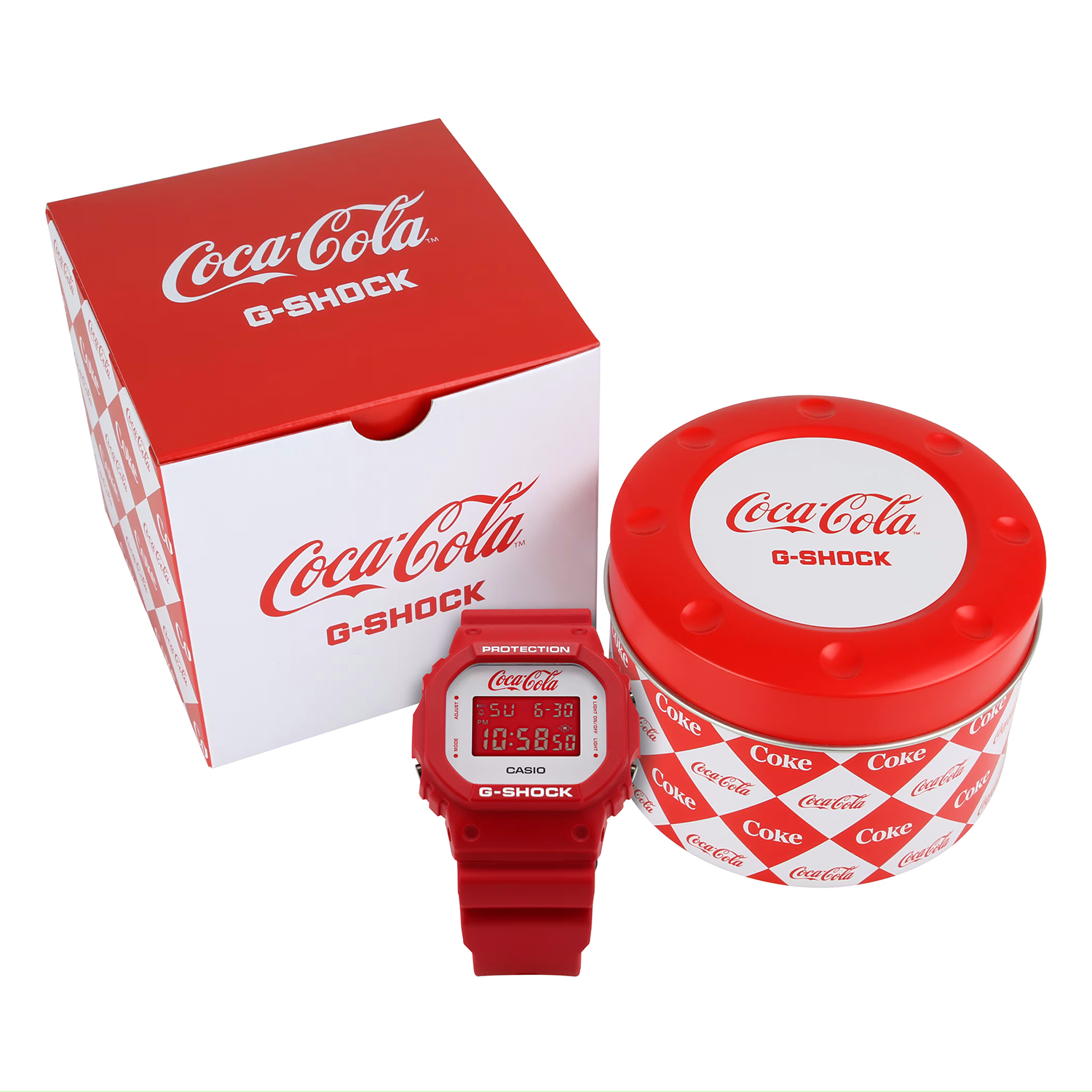 G-SHOCK DW-5600CC23-4ER G-SHOCK Original sportowy zegarek niebieski - miniatura 8