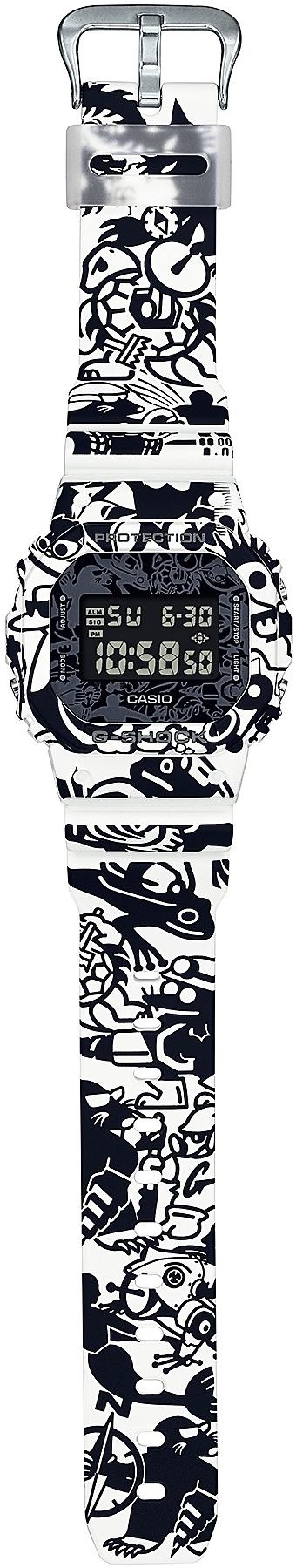 G-SHOCK DW-5600GU-7ER zegarek czarny sportowy G-SHOCK pasek - miniatura 2