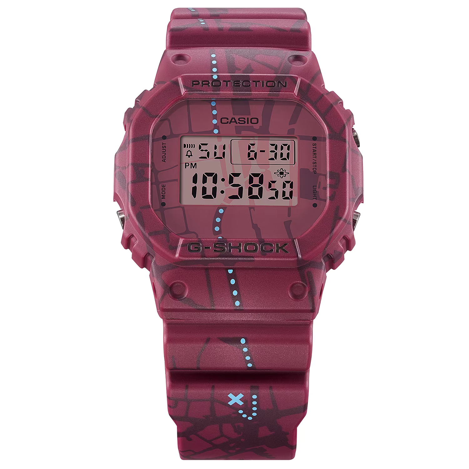 G-SHOCK DW-5600SBY-4ER damski zegarek G-SHOCK Original pasek - miniatura 2