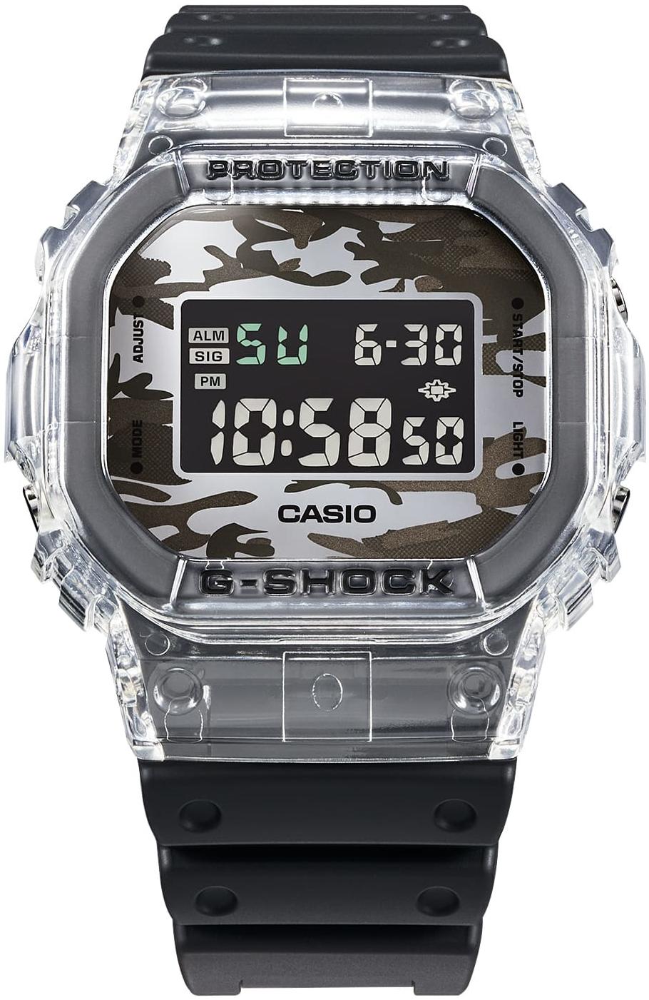 G-SHOCK DW-5600SKC-1ER G-SHOCK SKELETON CAMOUFLAGE zegarek sportowy G-SHOCK - miniatura 4