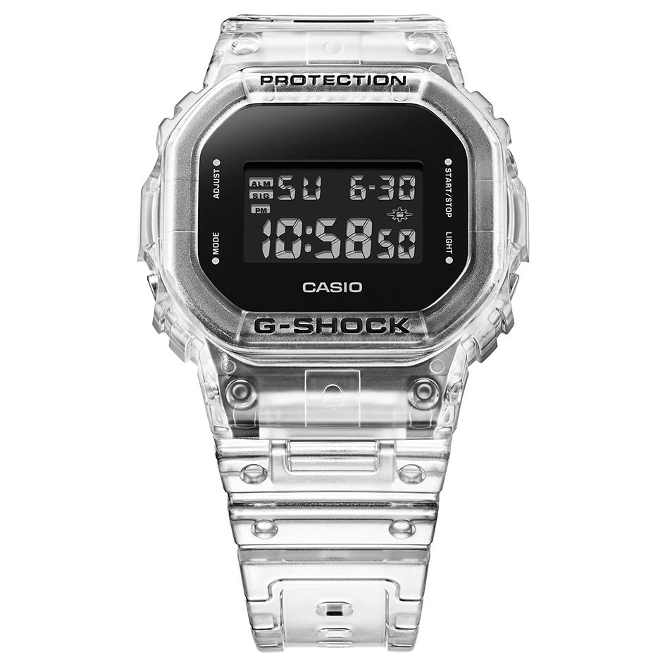 G-Shock DW-5600SKE-7ER G-Shock sportowy zegarek bezbarwny