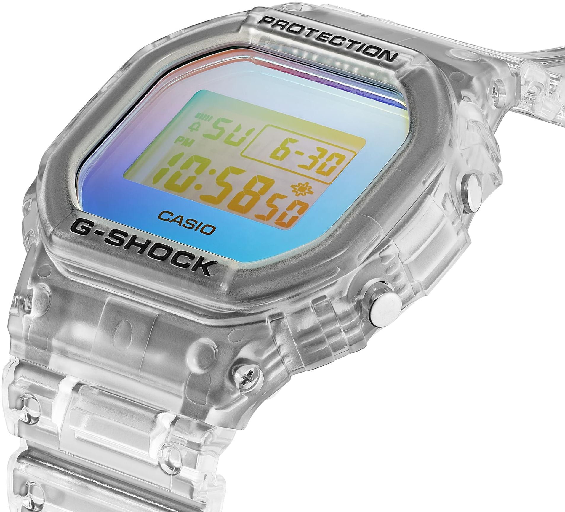 G-SHOCK DW-5600SRS-7ER zegarek bezbarwny sportowy G-SHOCK pasek - miniatura 5