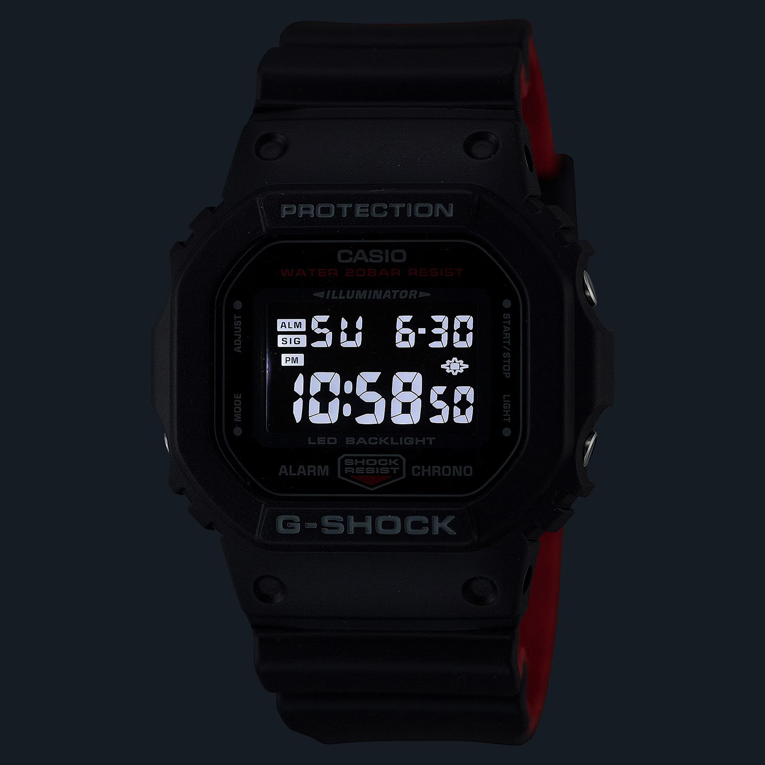 G-SHOCK DW-5600UHR-1ER zegarek męski G-SHOCK Original - miniatura 2