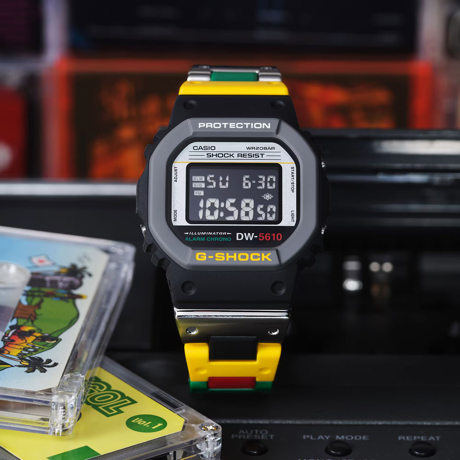 G-SHOCK DW-5610MT-1ER męski zegarek G-SHOCK Original bransoleta - miniatura 3