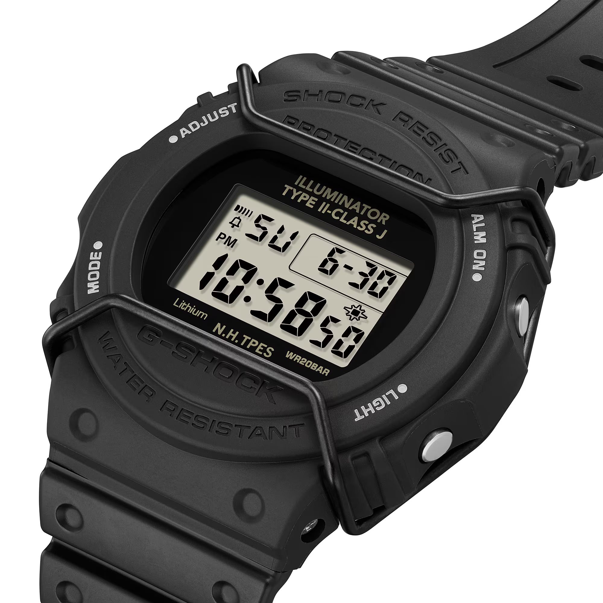 G-SHOCK DW-5700NH-1ER G-SHOCK NHoolywood 10th Collaboration zegarek męski sportowy mineralne - miniatura 4