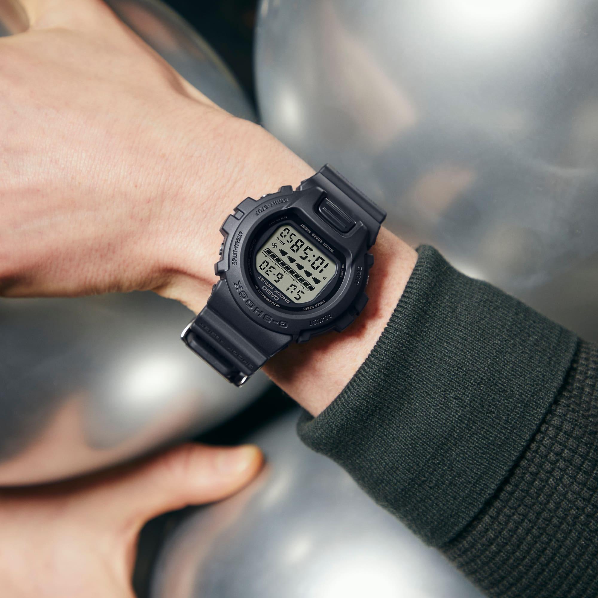 G-SHOCK DW-6640RE-1ER G-Shock 40th Anniversary Remaster Black Series G-SHOCK sportowy zegarek czarny - miniatura 9