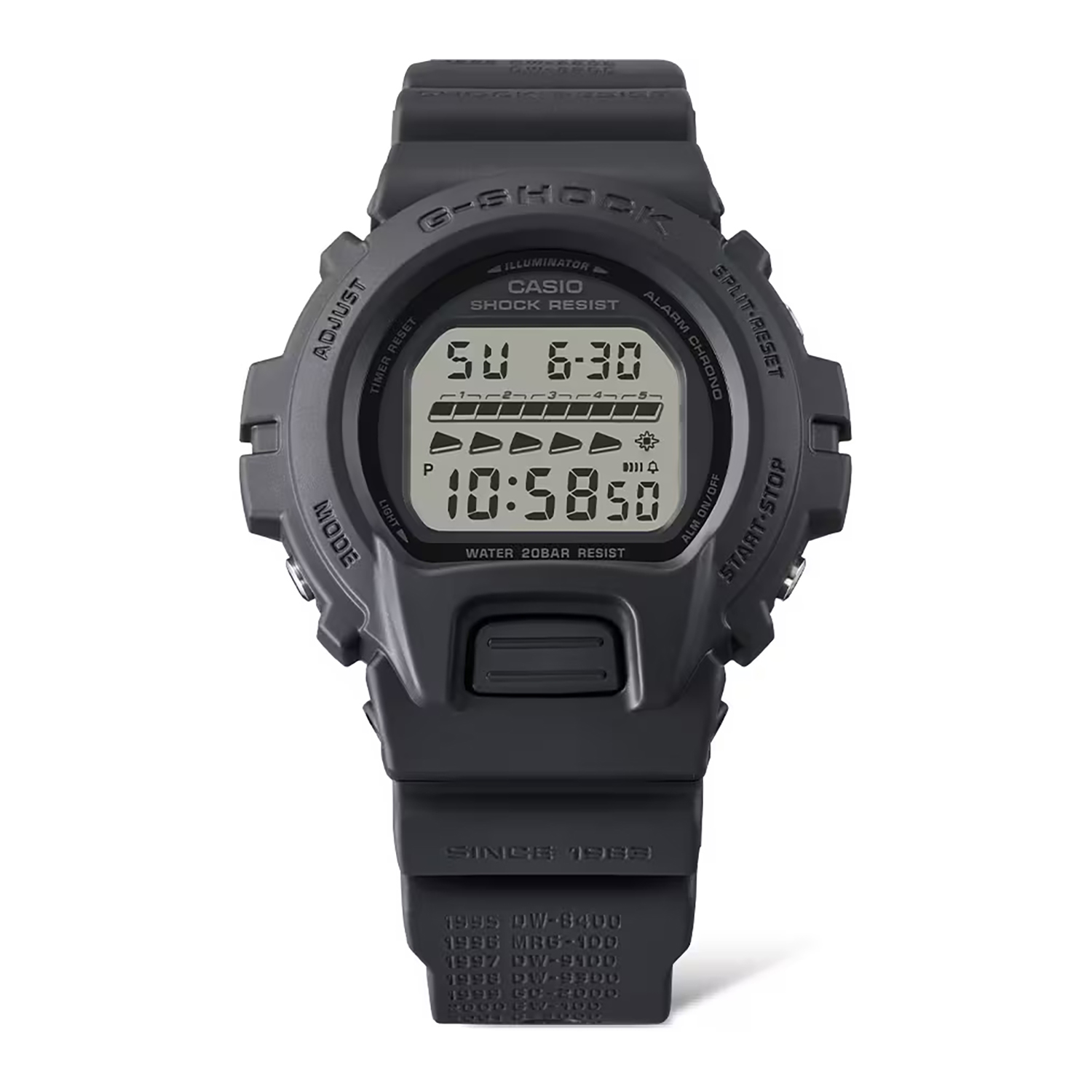 G-SHOCK DW-6640RE-1ER G-Shock 40th Anniversary Remaster Black Series zegarek sportowy G-SHOCK - miniatura 2