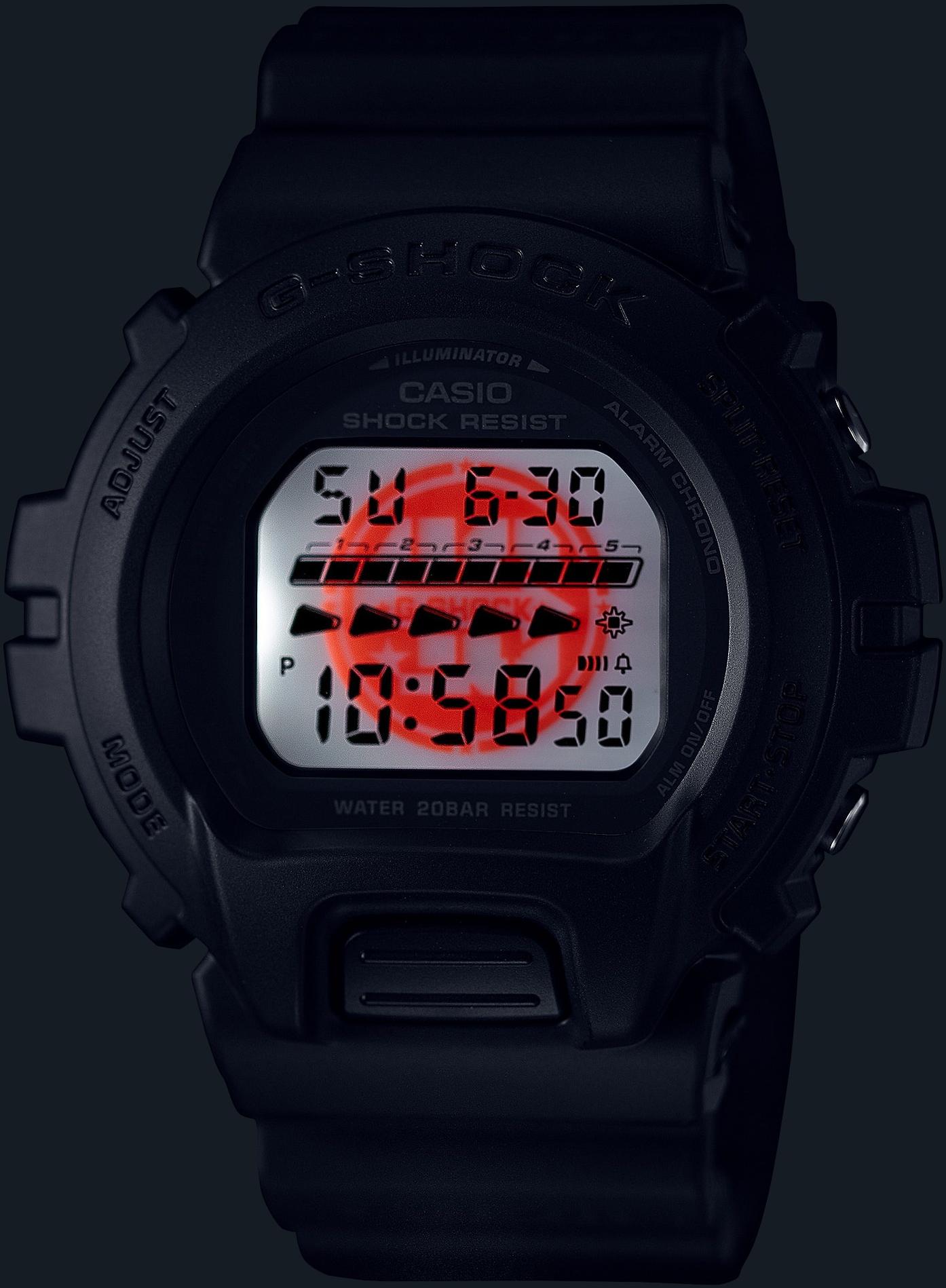 G-SHOCK DW-6640RE-1ER G-SHOCK G-Shock 40th Anniversary Remaster Black Series zegarek męski sportowy mineralne - miniatura 8
