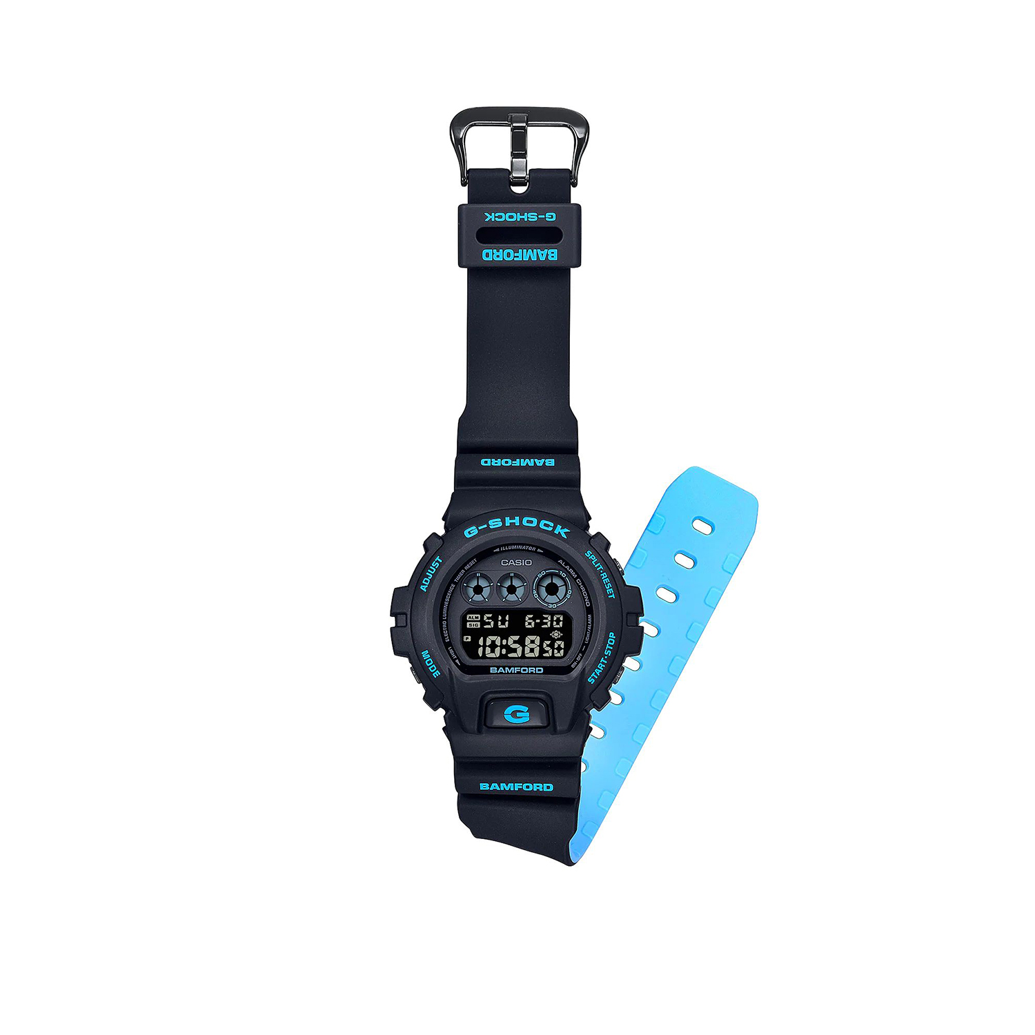 G-SHOCK DW-6900BWD-1ER G-SHOCK Original sportowy zegarek czarny - miniatura 5